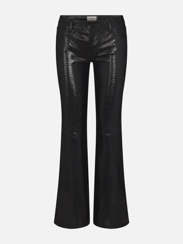 The Leather Rodeo -- Black Snake made by Frame Denim