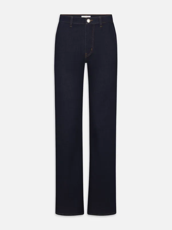 The Straight Trouser -- Rinse sold by Frame Denim