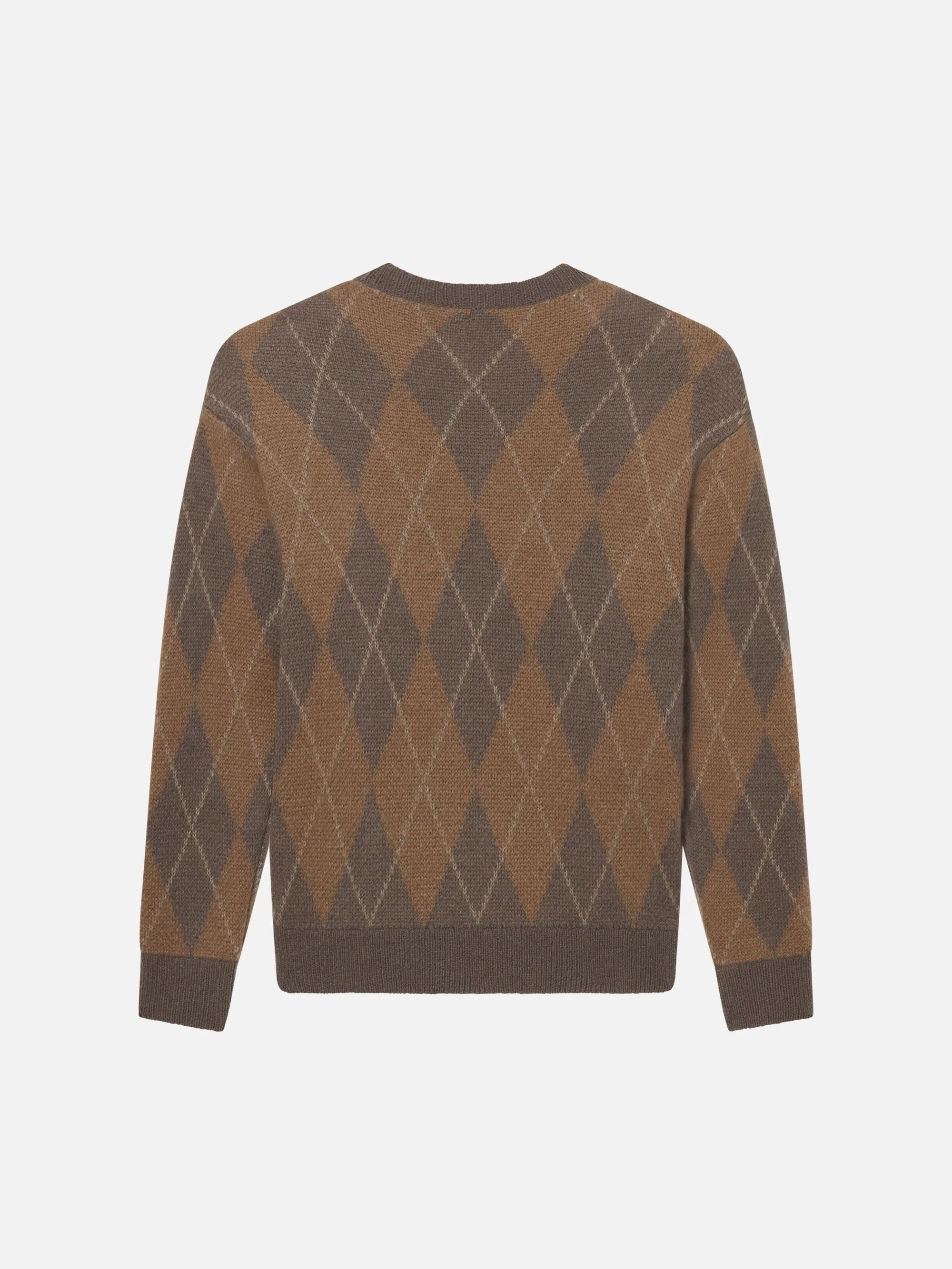 Argyle Crewneck Sweater -- Taupe Multi sold by Frame Denim product image thumbnail 3