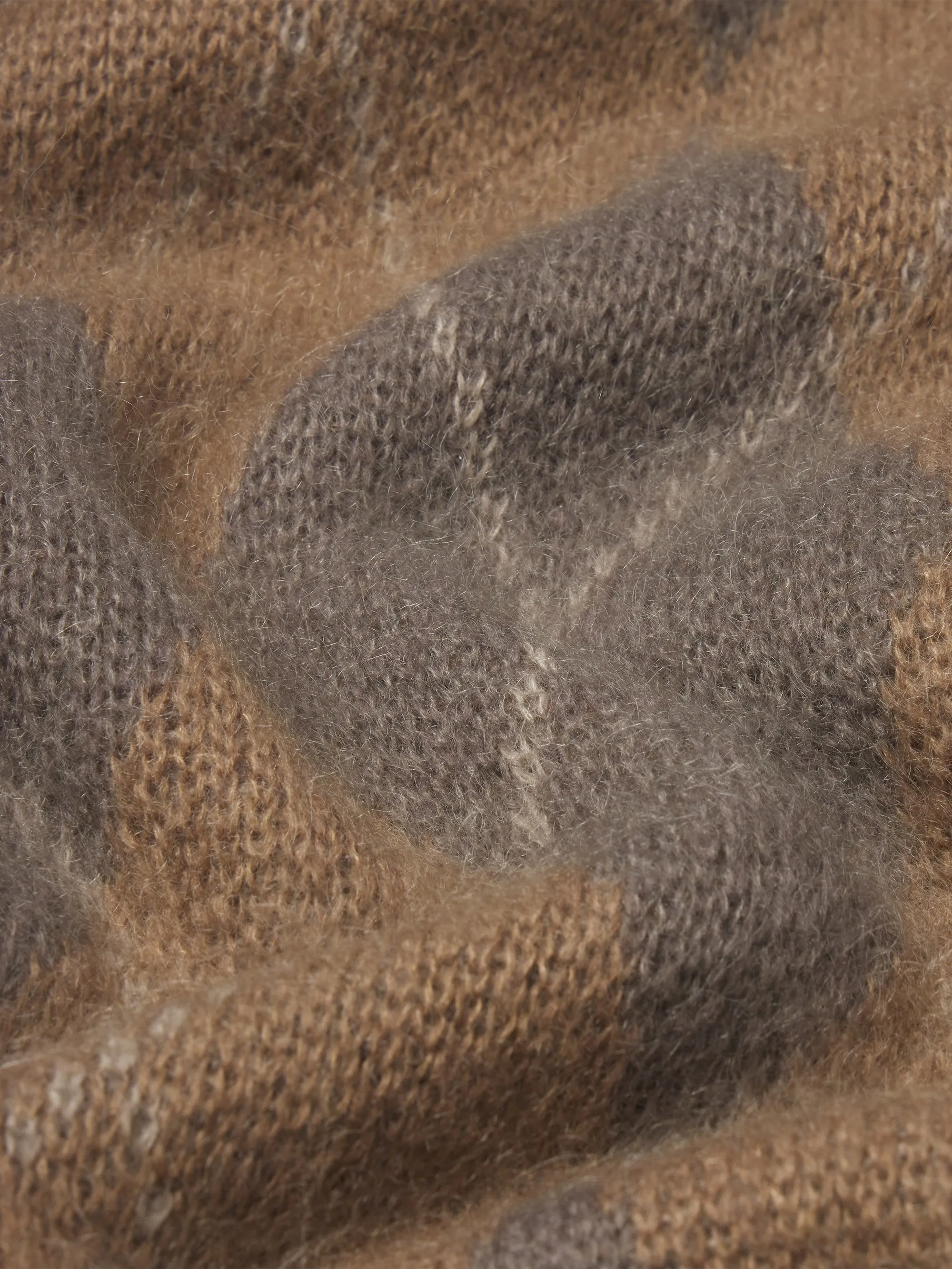 Argyle Crewneck Sweater -- Taupe Multi sold by Frame Denim product image thumbnail 4