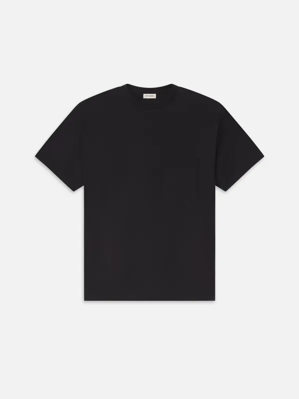 Relaxed Pocket Tee -- Black made by Frame Denim