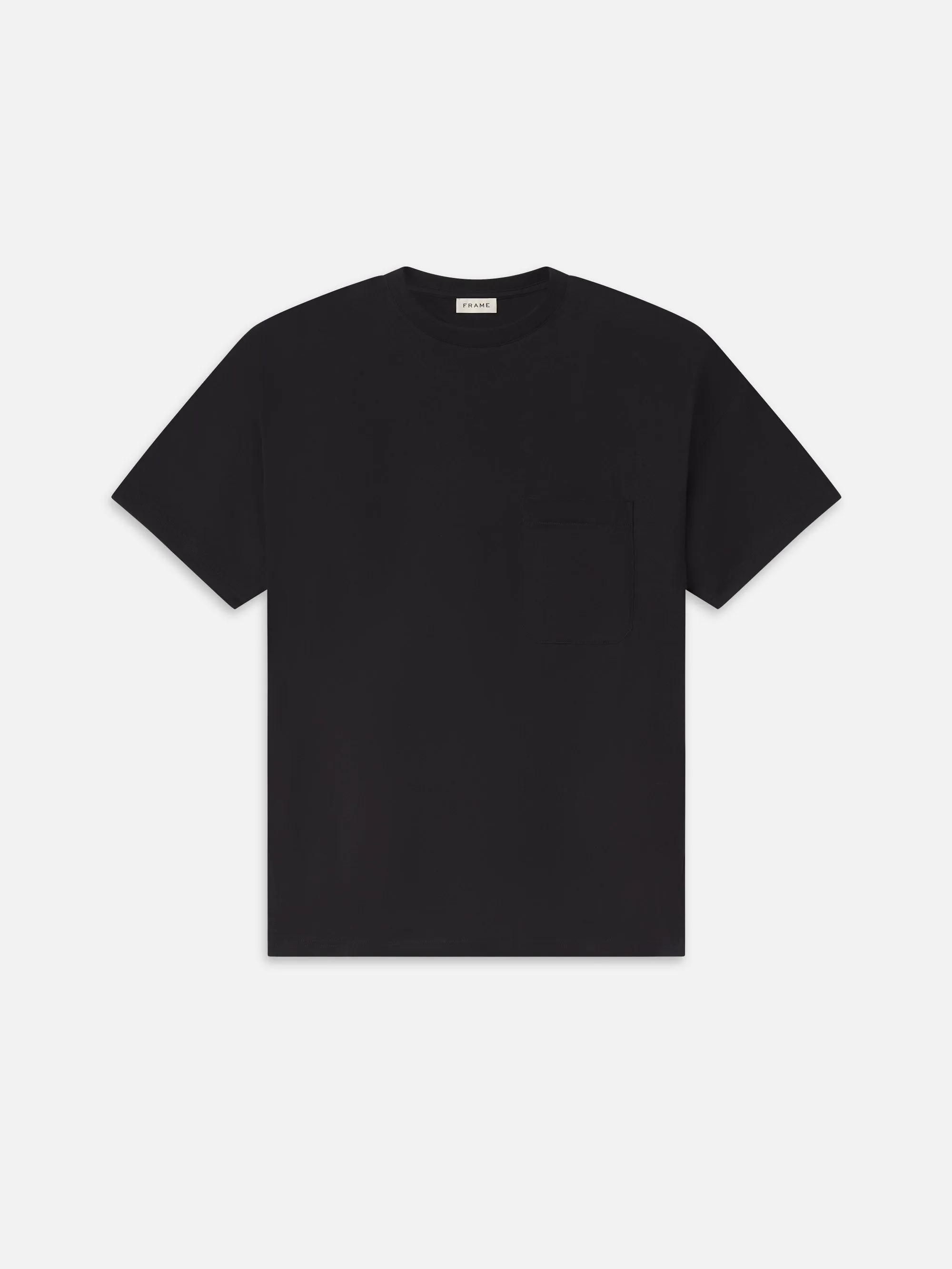 Relaxed Pocket Tee -- Black sold by Frame Denim