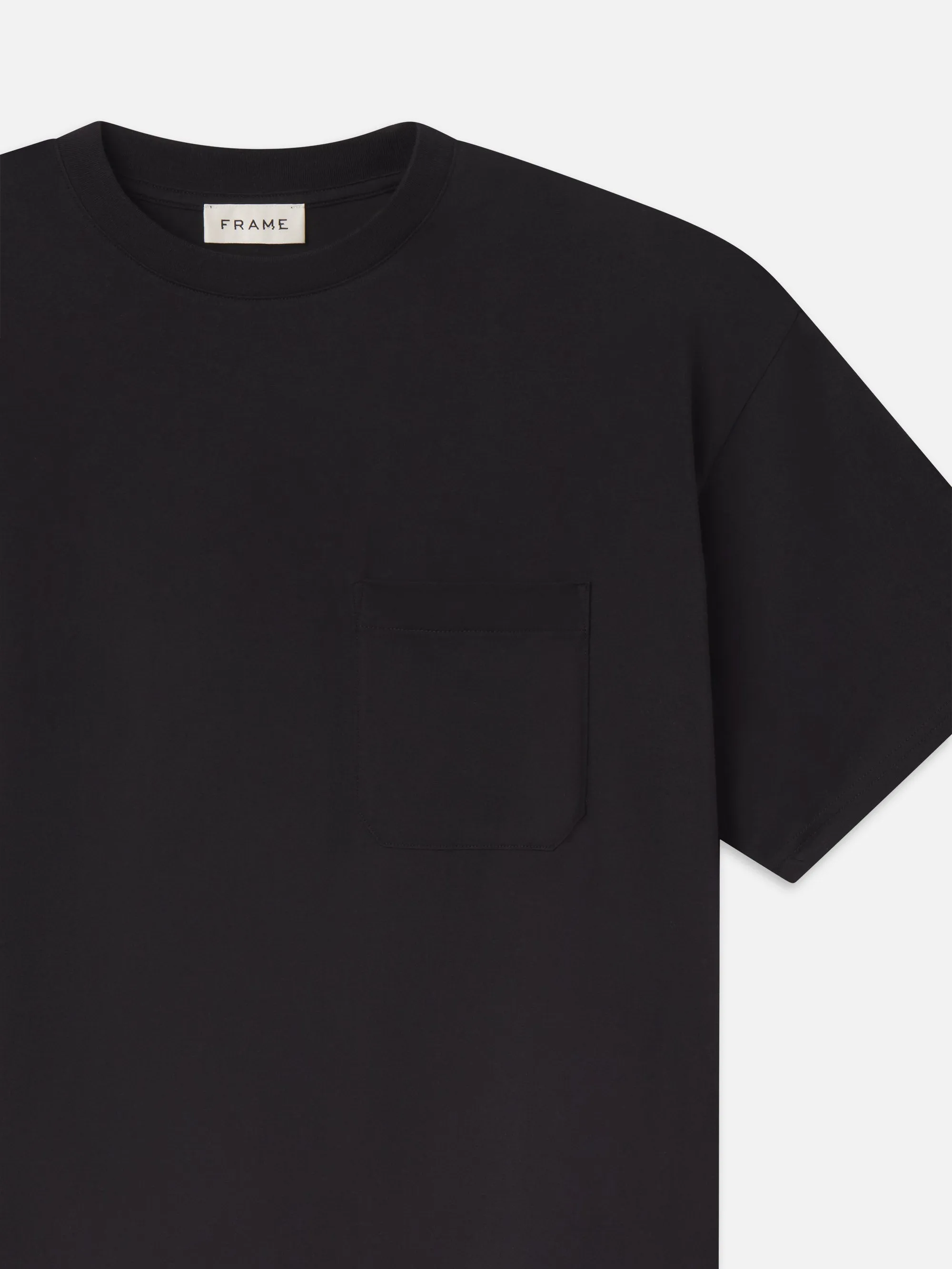Relaxed Pocket Tee -- Black sold by Frame Denim product image thumbnail 2