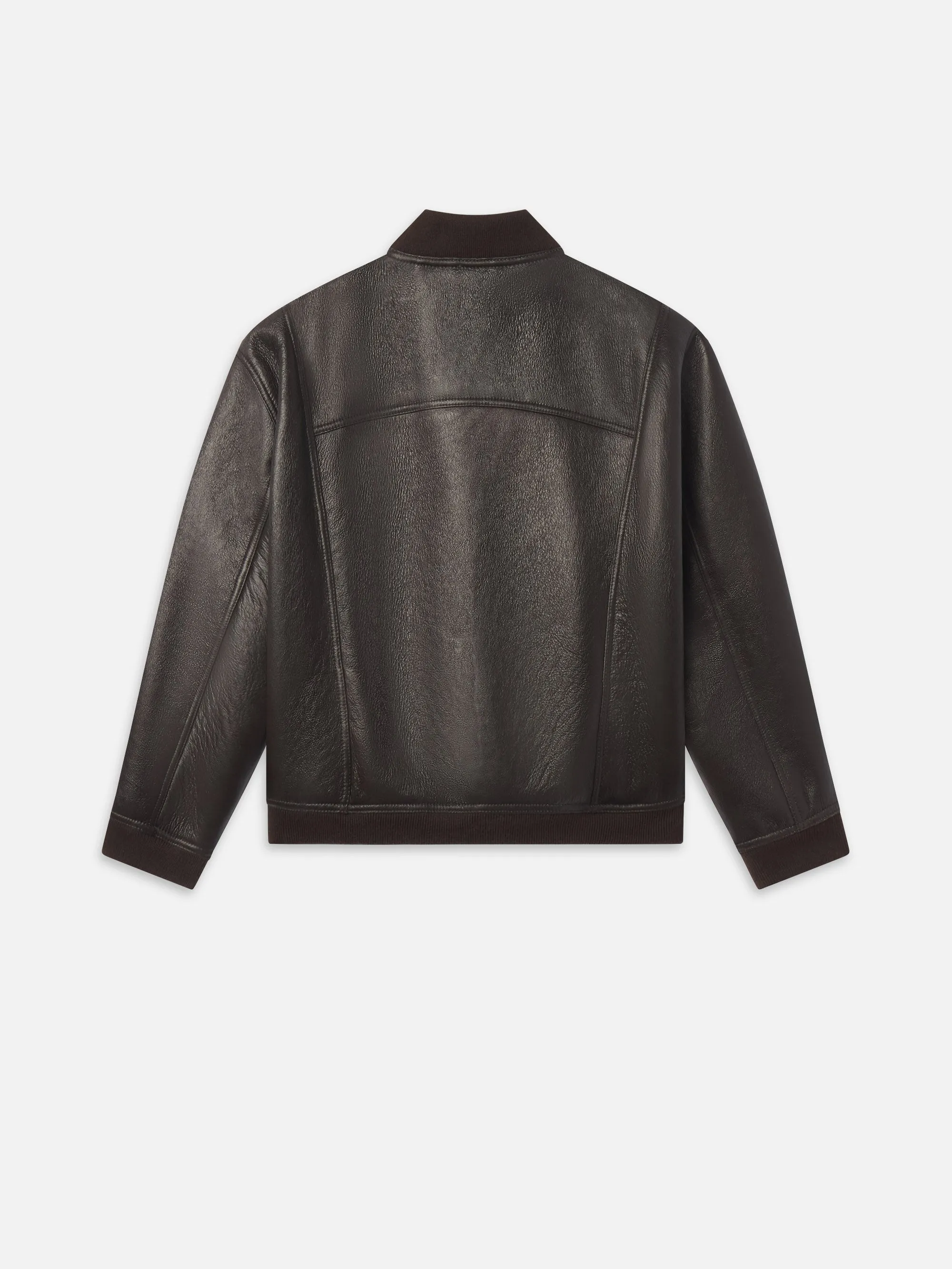 Shearling Bomber -- Dark Brown sold by Frame Denim product image thumbnail 3
