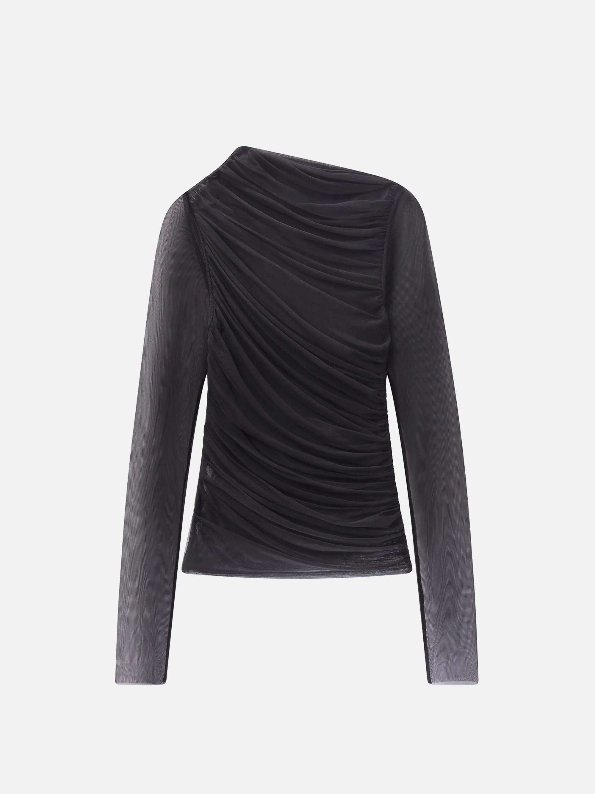 The Draped Top -- Black sold by Frame Denim