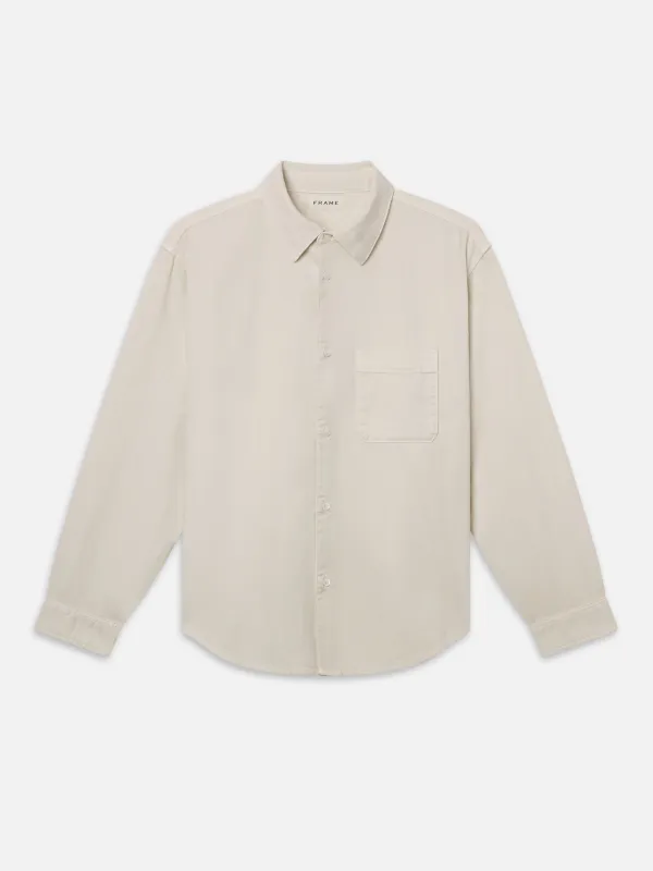 Modern Shirt -- Warm White sold by Frame Denim