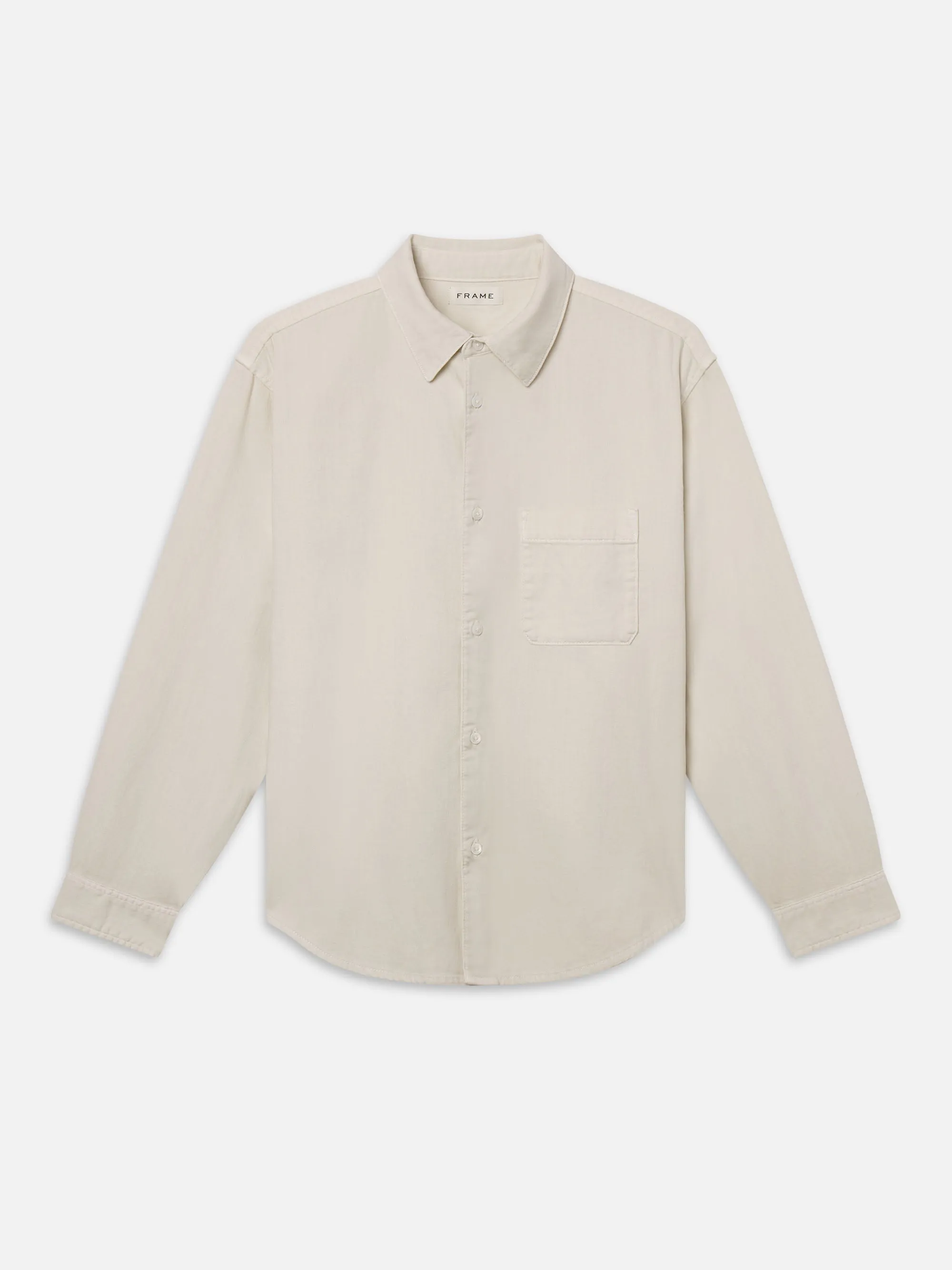 Modern Shirt -- Warm White sold by Frame Denim