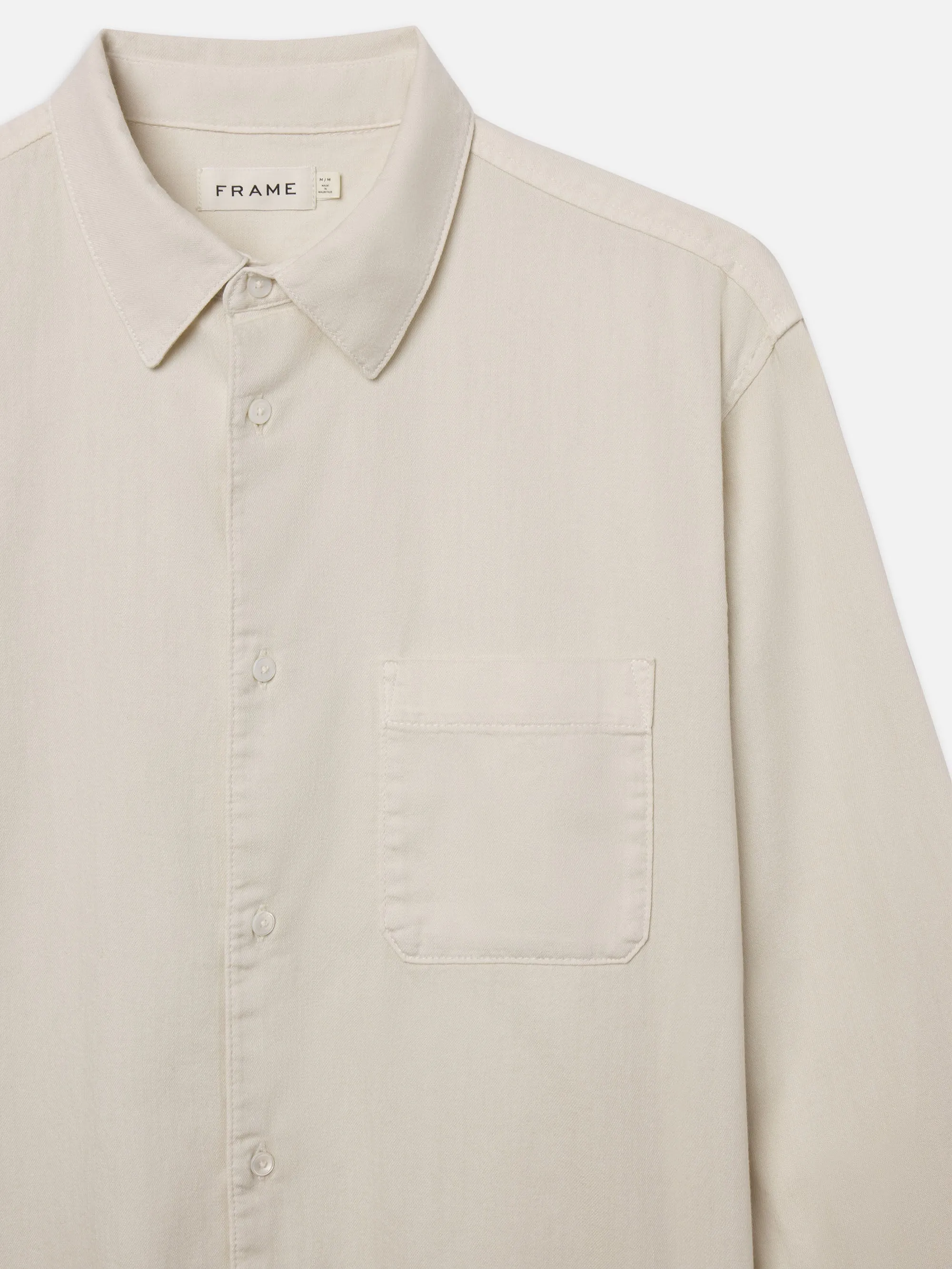 Modern Shirt -- Warm White sold by Frame Denim product image thumbnail 2