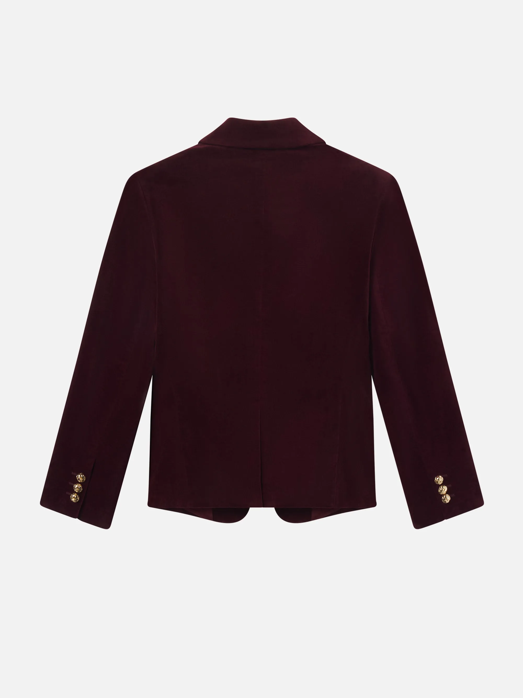 The Velvet Smart Blazer -- Cabernet sold by Frame Denim product image thumbnail 3