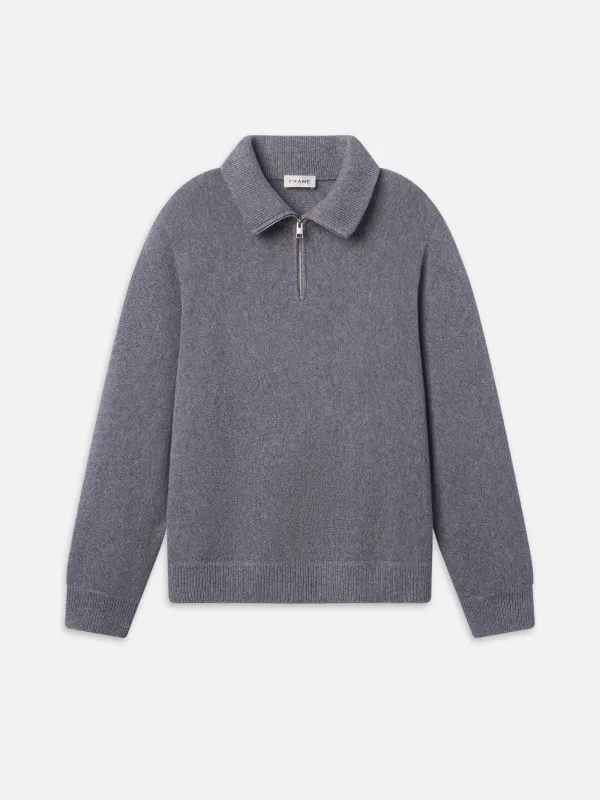 Zip Up Wool Sweater sold by Frame Denim