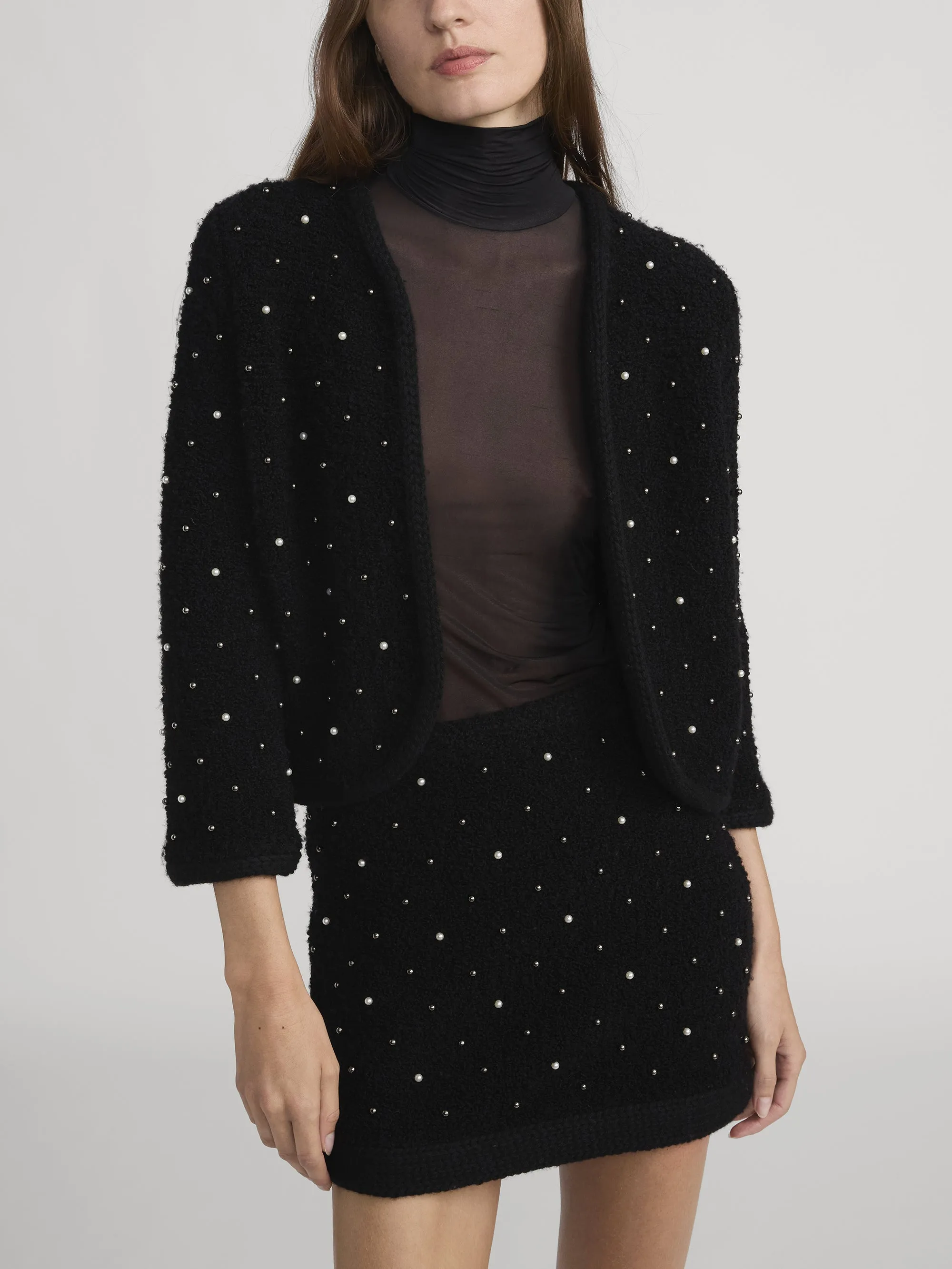 The Embellished Jacket -- Black sold by Frame Denim product image thumbnail 3