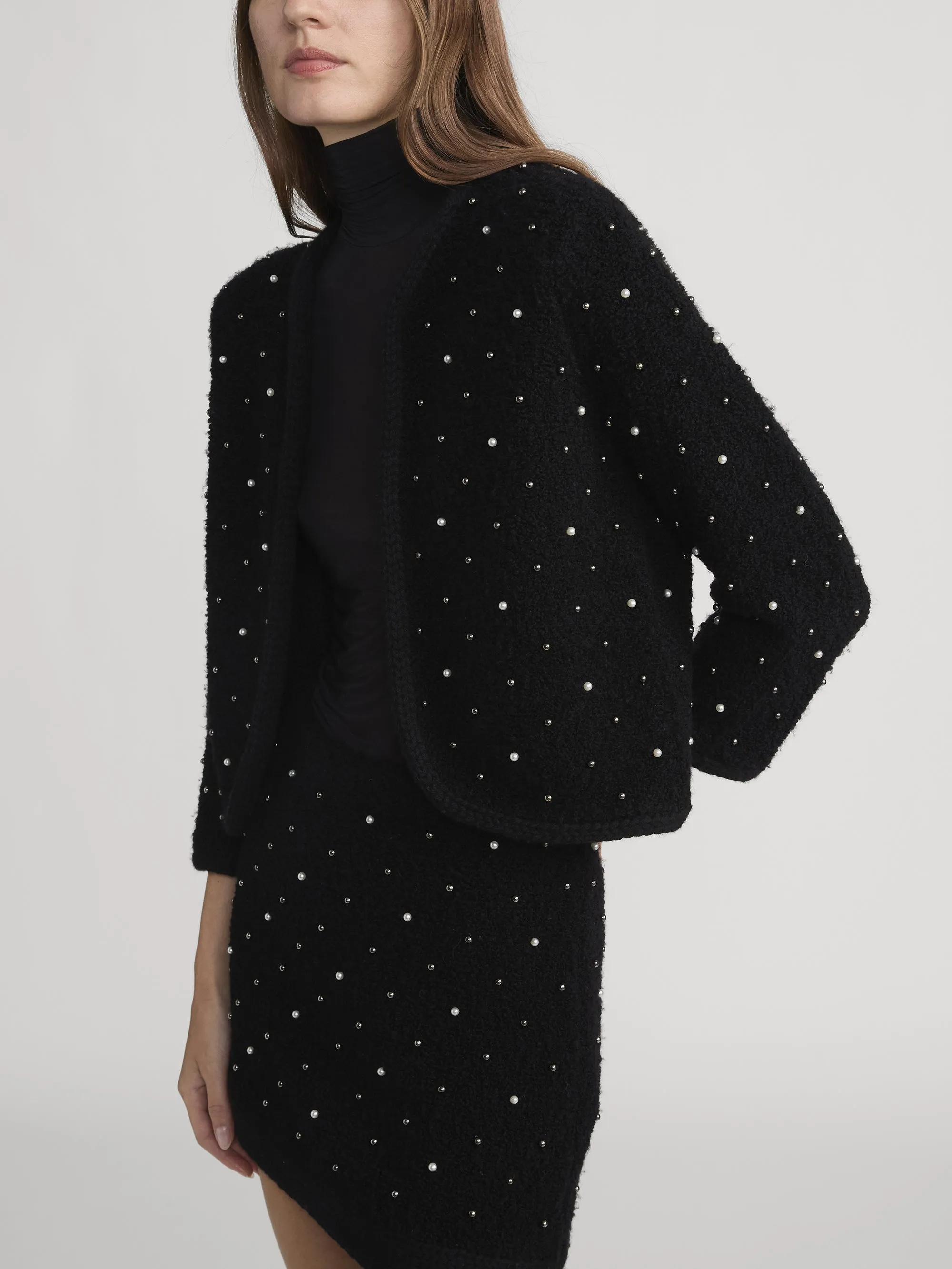 The Embellished Jacket -- Black sold by Frame Denim product image thumbnail 5