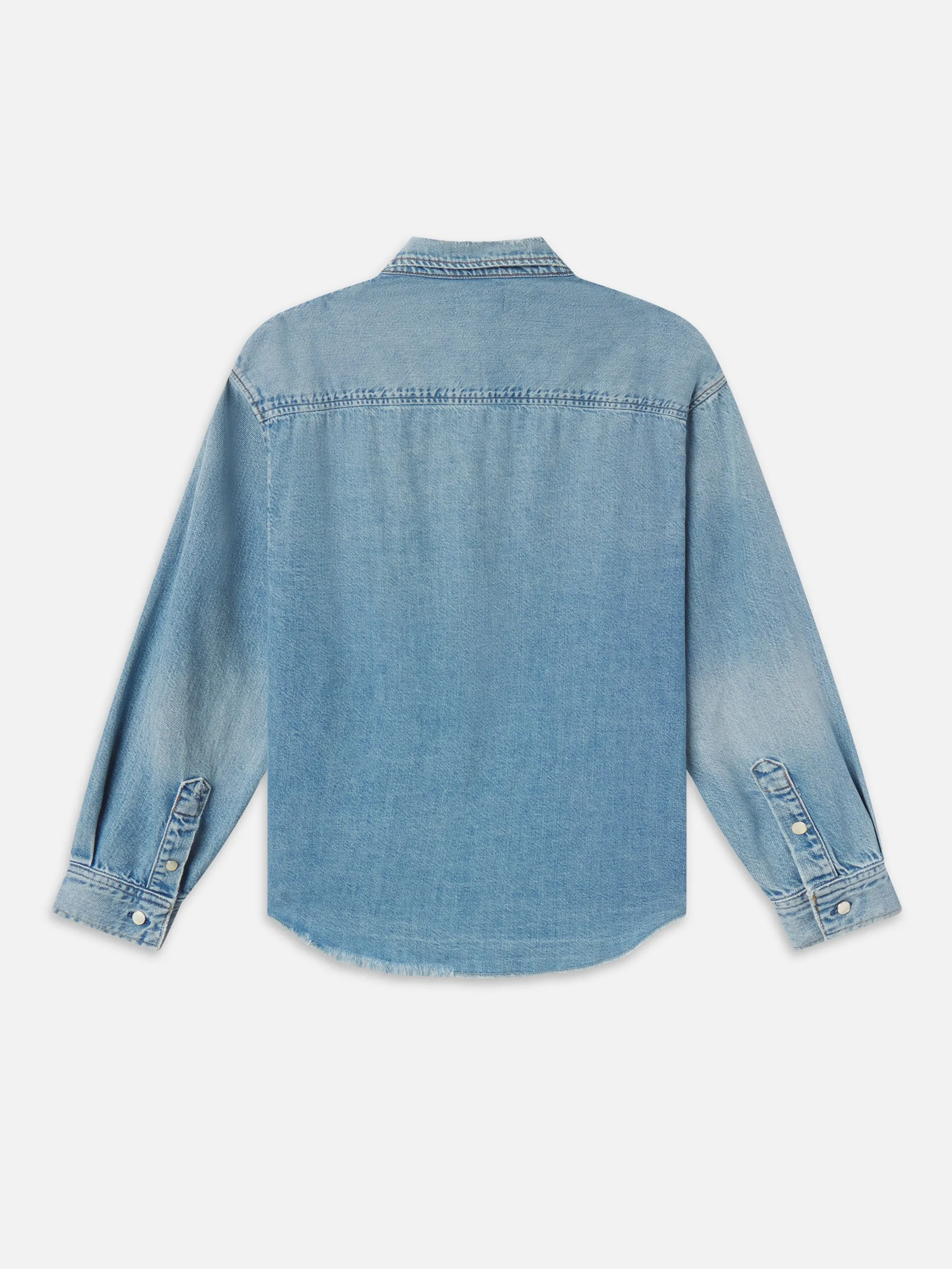 Relaxed Denim Shirt -- Voltage sold by Frame Denim product image thumbnail 3