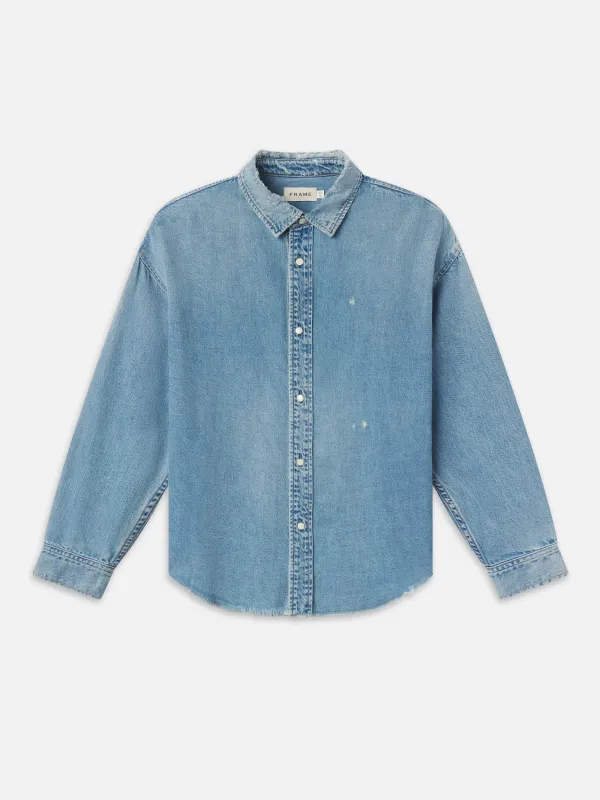 Relaxed Denim Shirt -- Voltage sold by Frame Denim