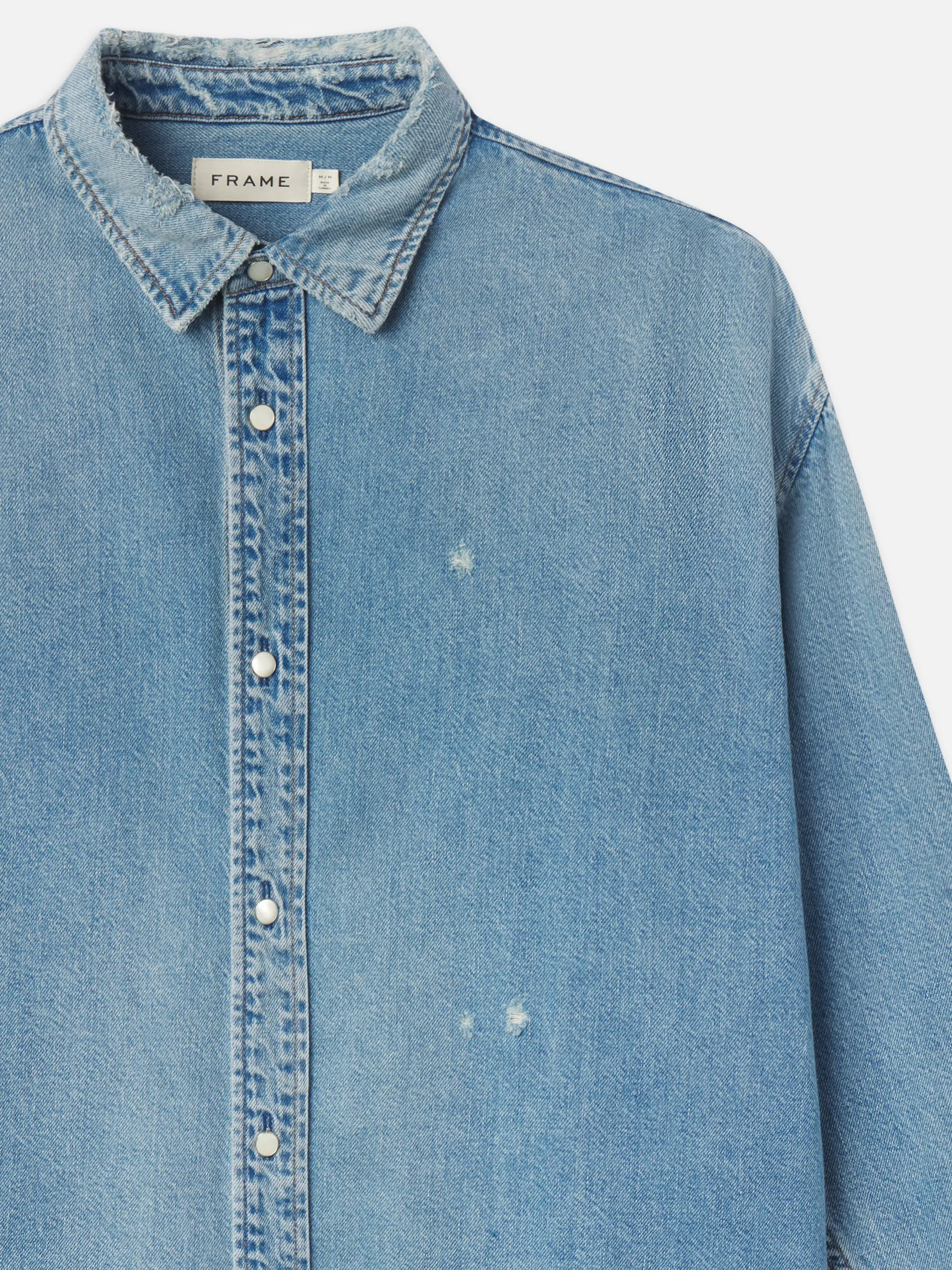Relaxed Denim Shirt -- Voltage sold by Frame Denim product image thumbnail 2