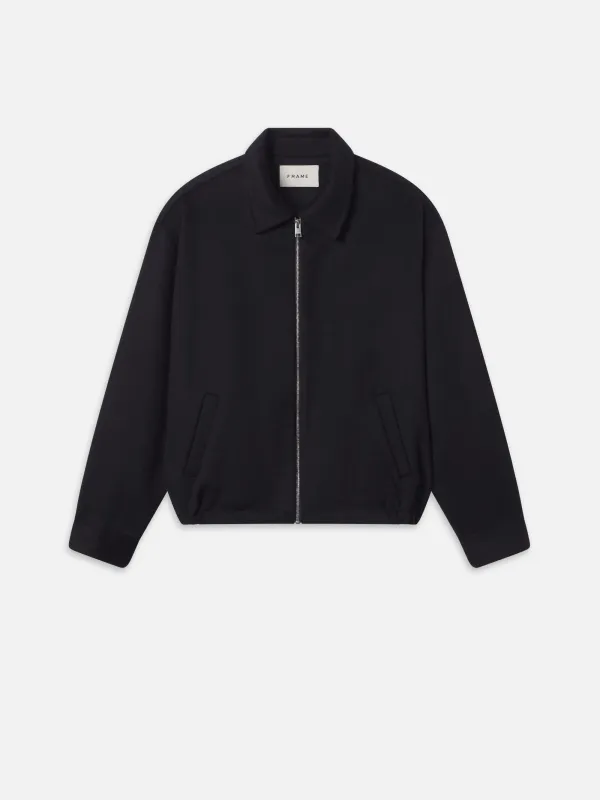 Double Face Wool Blouson -- Black sold by Frame Denim