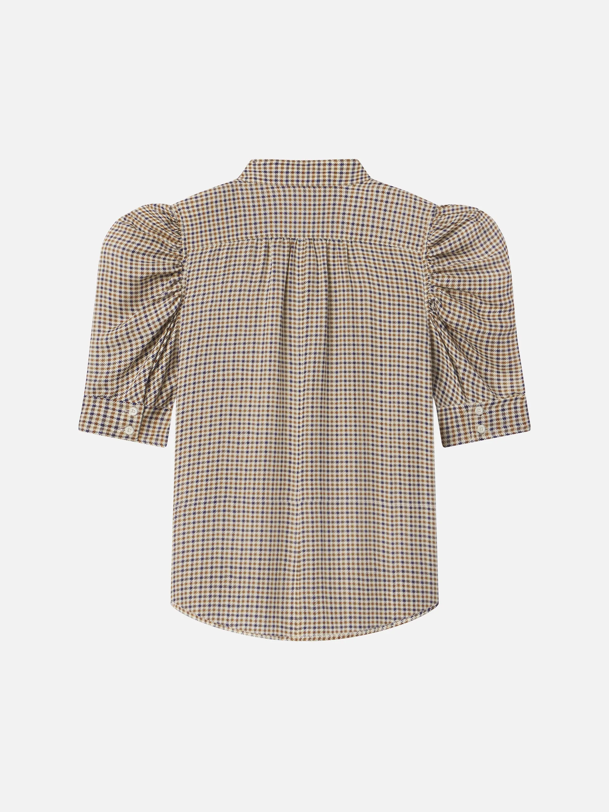 The Gillian Top -- Houndstooth Multi sold by Frame Denim product image thumbnail 3