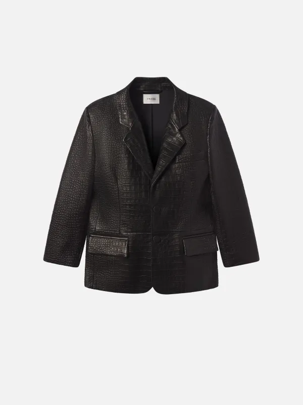 The Borrowed Blazer -- Black made by Frame Denim