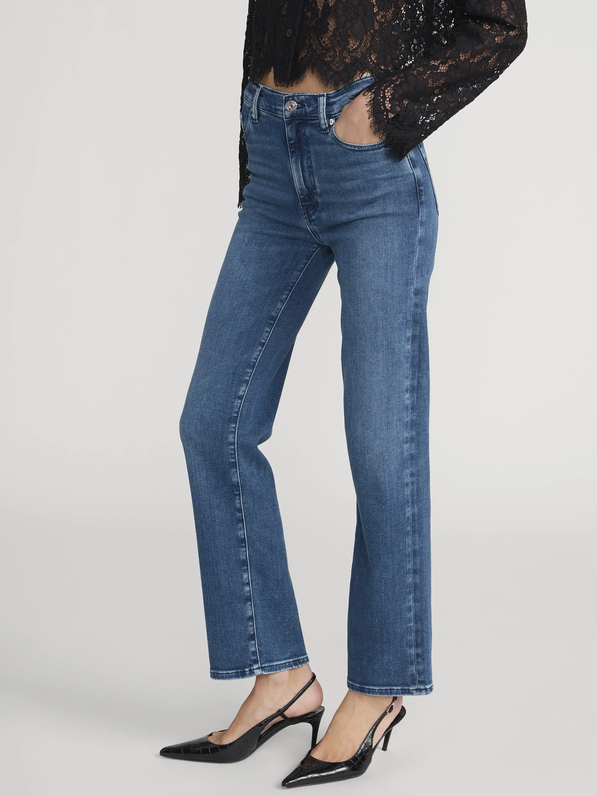 Le Sleek Straight -- Reign sold by Frame Denim product image thumbnail 5