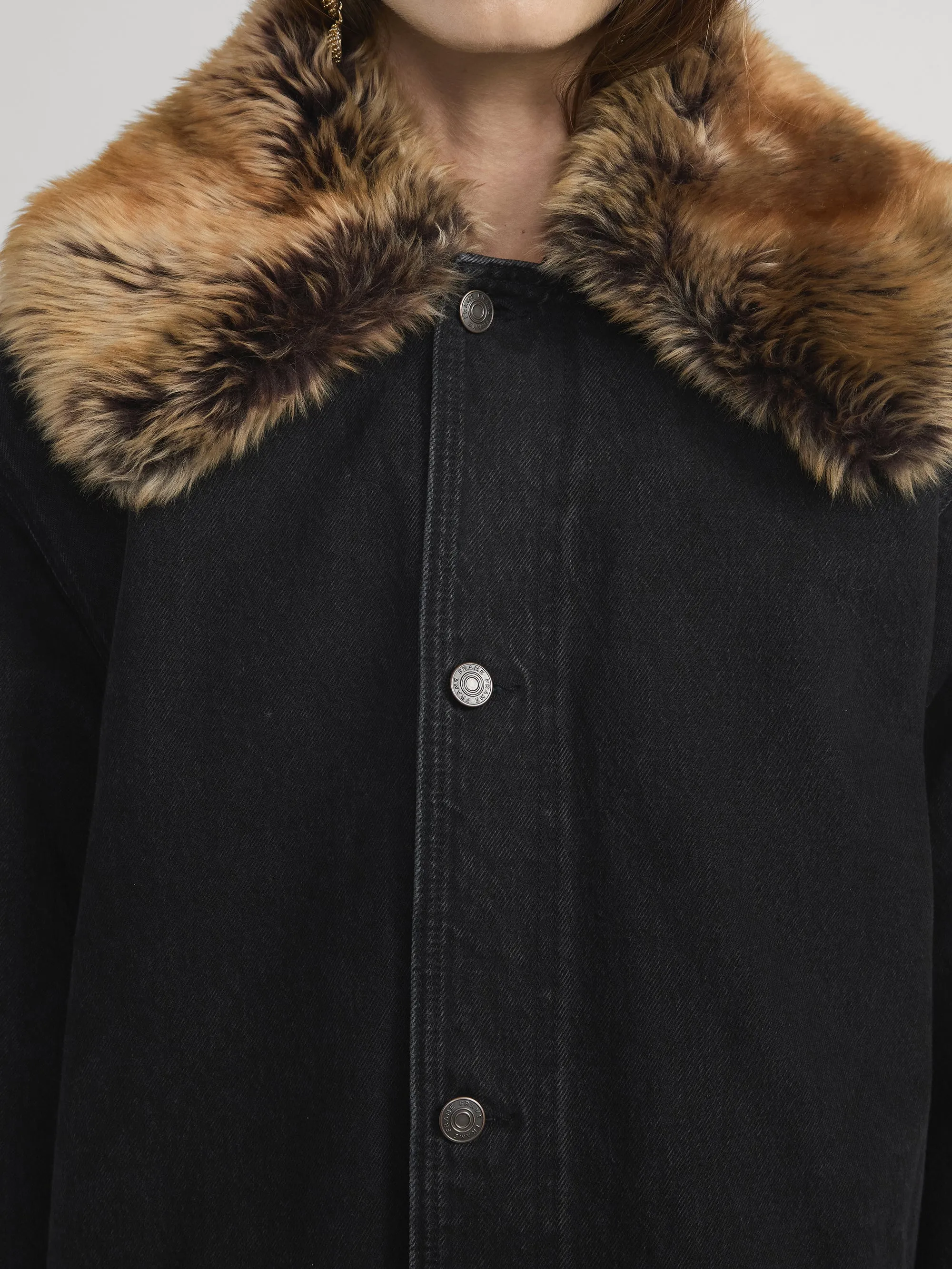 The Shearling Overcoat -- Costello sold by Frame Denim product image thumbnail 4