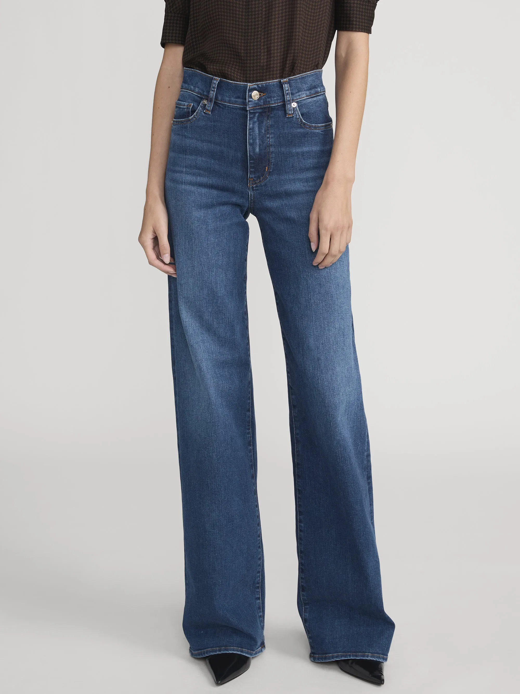 Le Slim Palazzo Long -- Solace sold by Frame Denim product image thumbnail 3