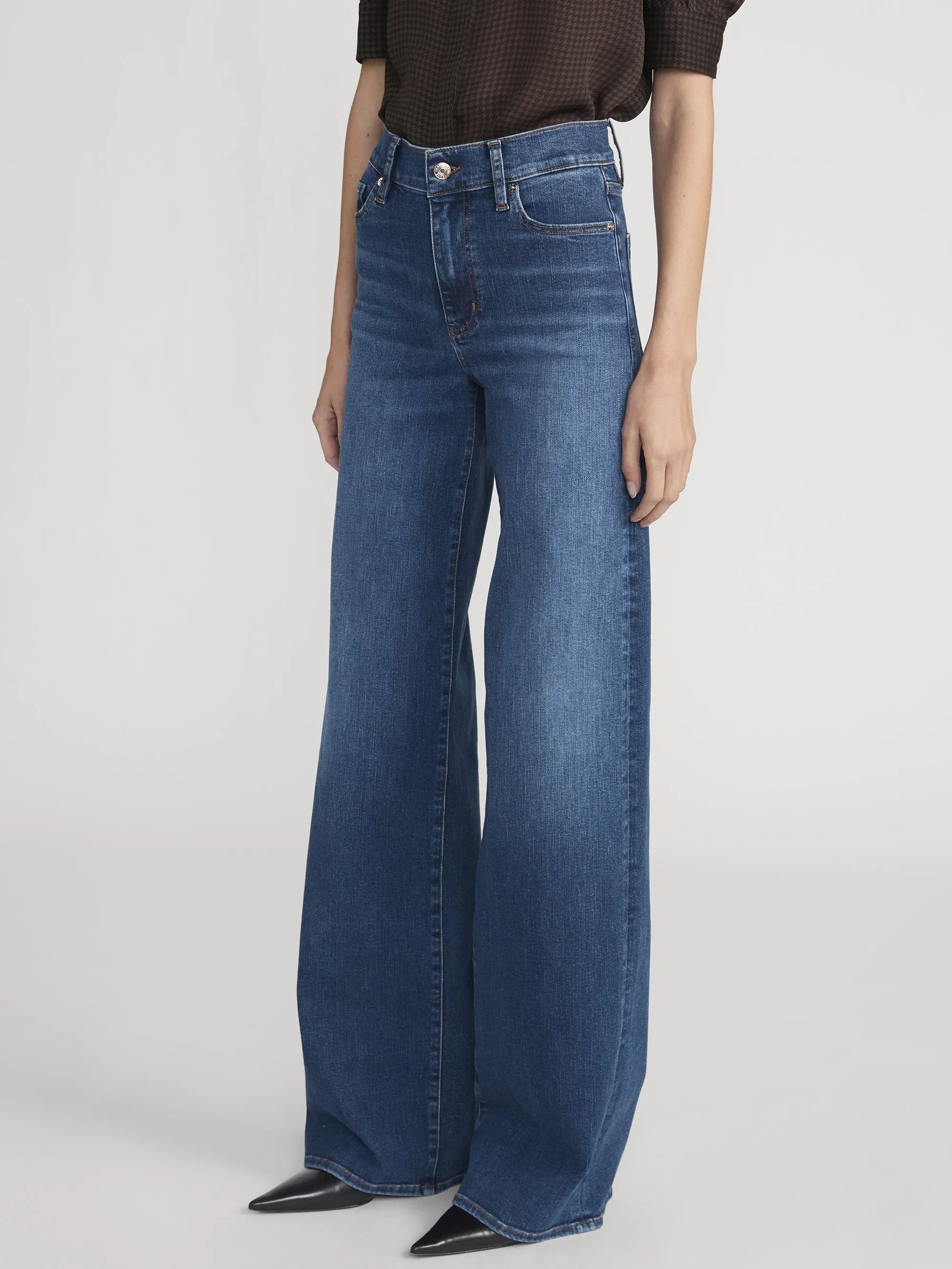 Le Slim Palazzo Long -- Solace sold by Frame Denim product image thumbnail 5