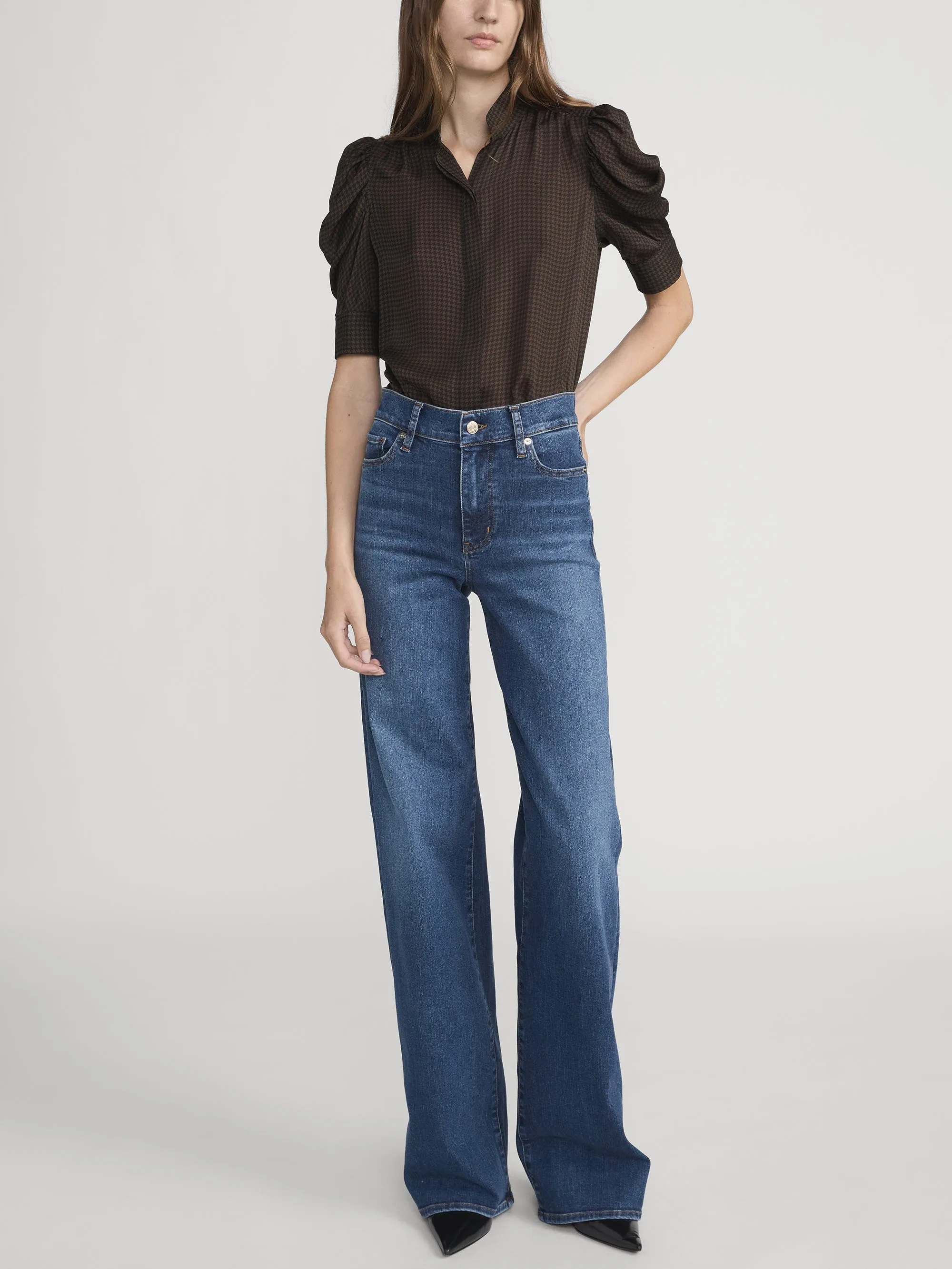 Le Slim Palazzo Long -- Solace sold by Frame Denim product image thumbnail 2