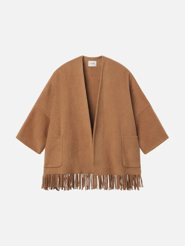 The Fringe Coat -- Camel sold by Frame Denim