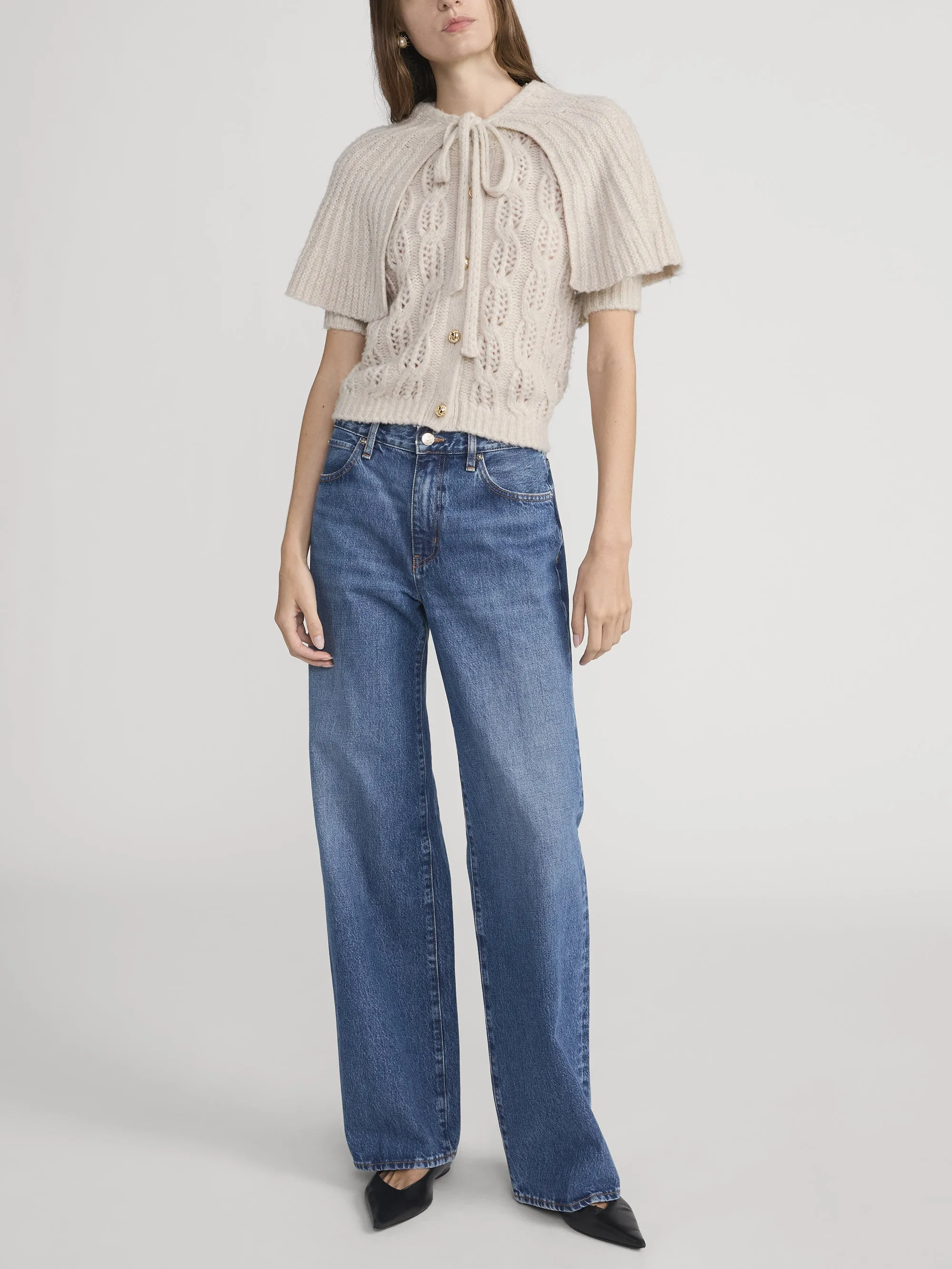 The Cape Cardi -- Fawn sold by Frame Denim product image thumbnail 2