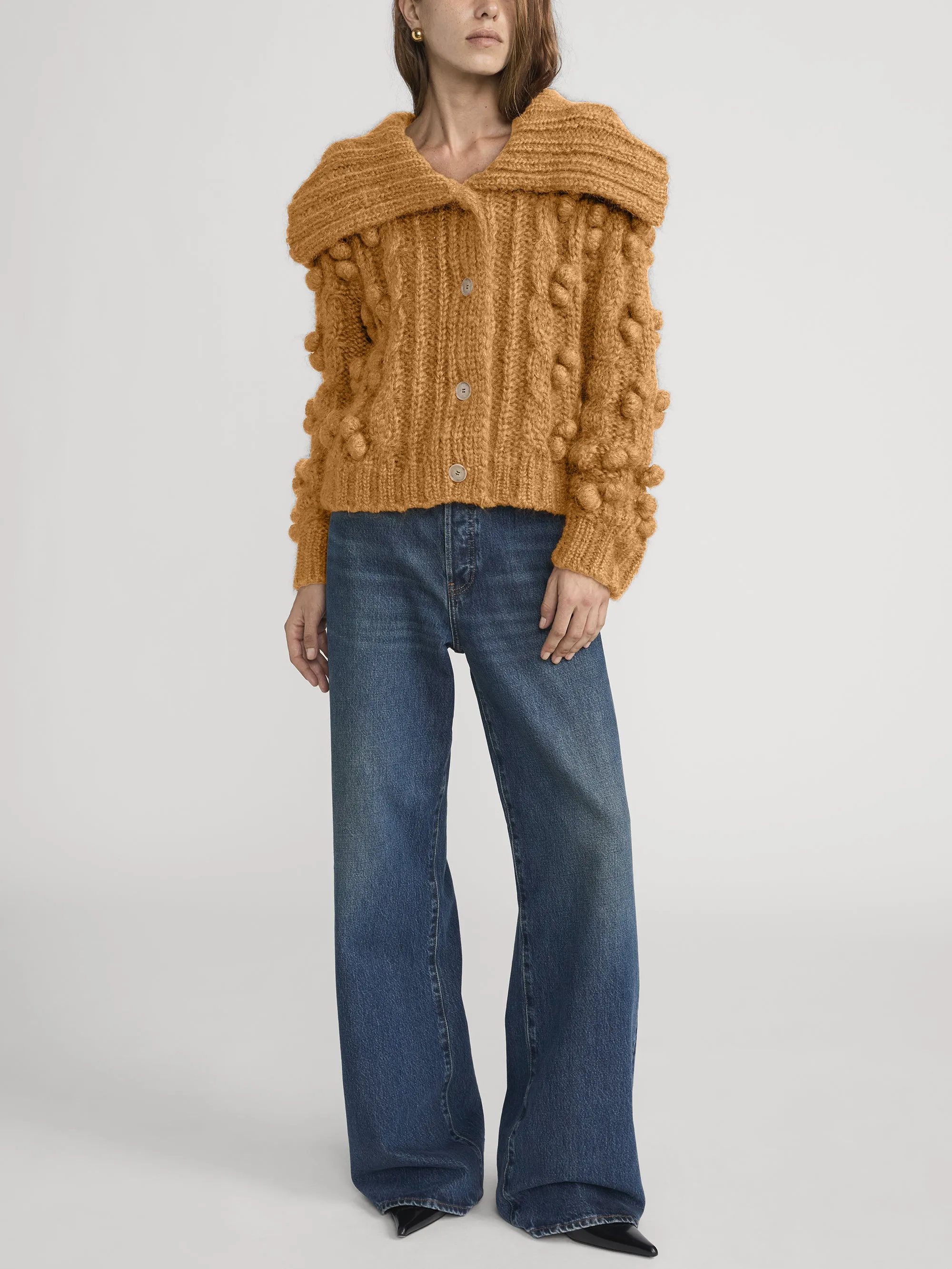 The Bauble Cardigan -- Camel sold by Frame Denim product image thumbnail 2