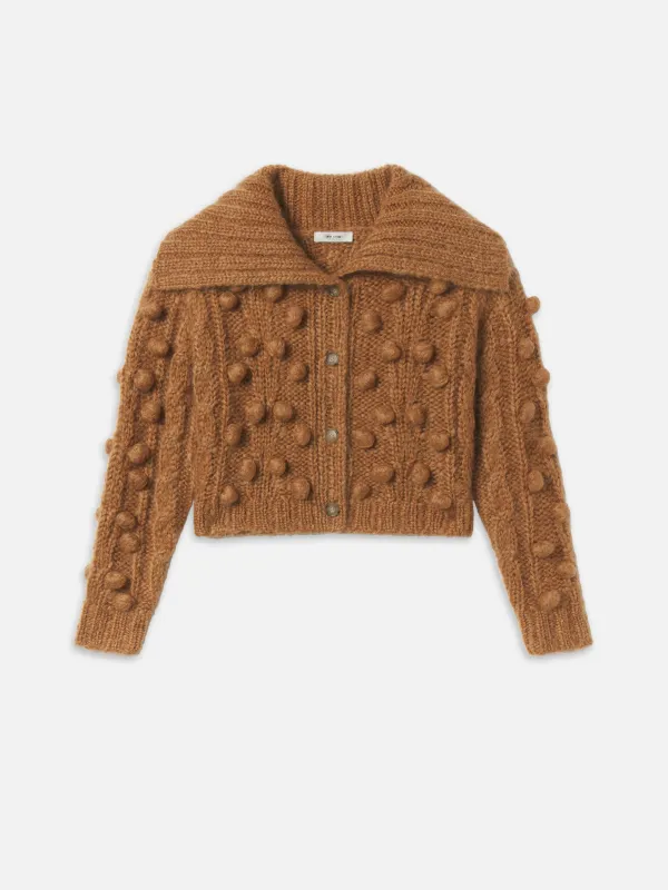 The Bauble Cardigan -- Camel sold by Frame Denim