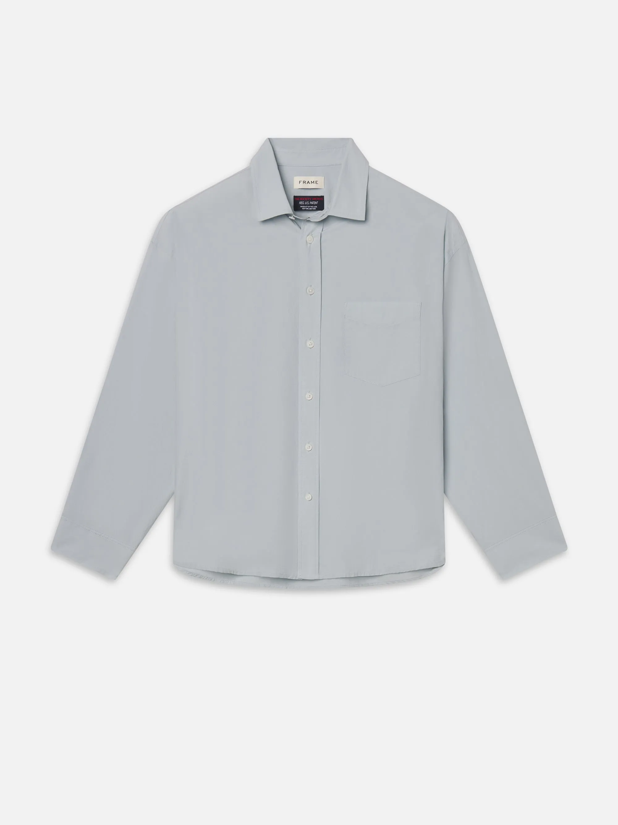The Society Archive Classic Blue Shirt -- Light Blue sold by Frame Denim