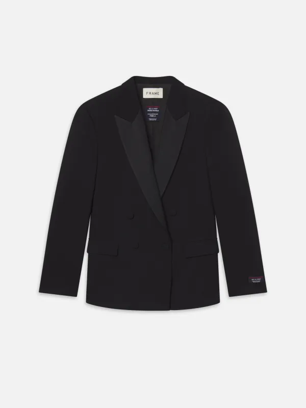 The Society Archive Tuxedo Jacket -- Black sold by Frame Denim