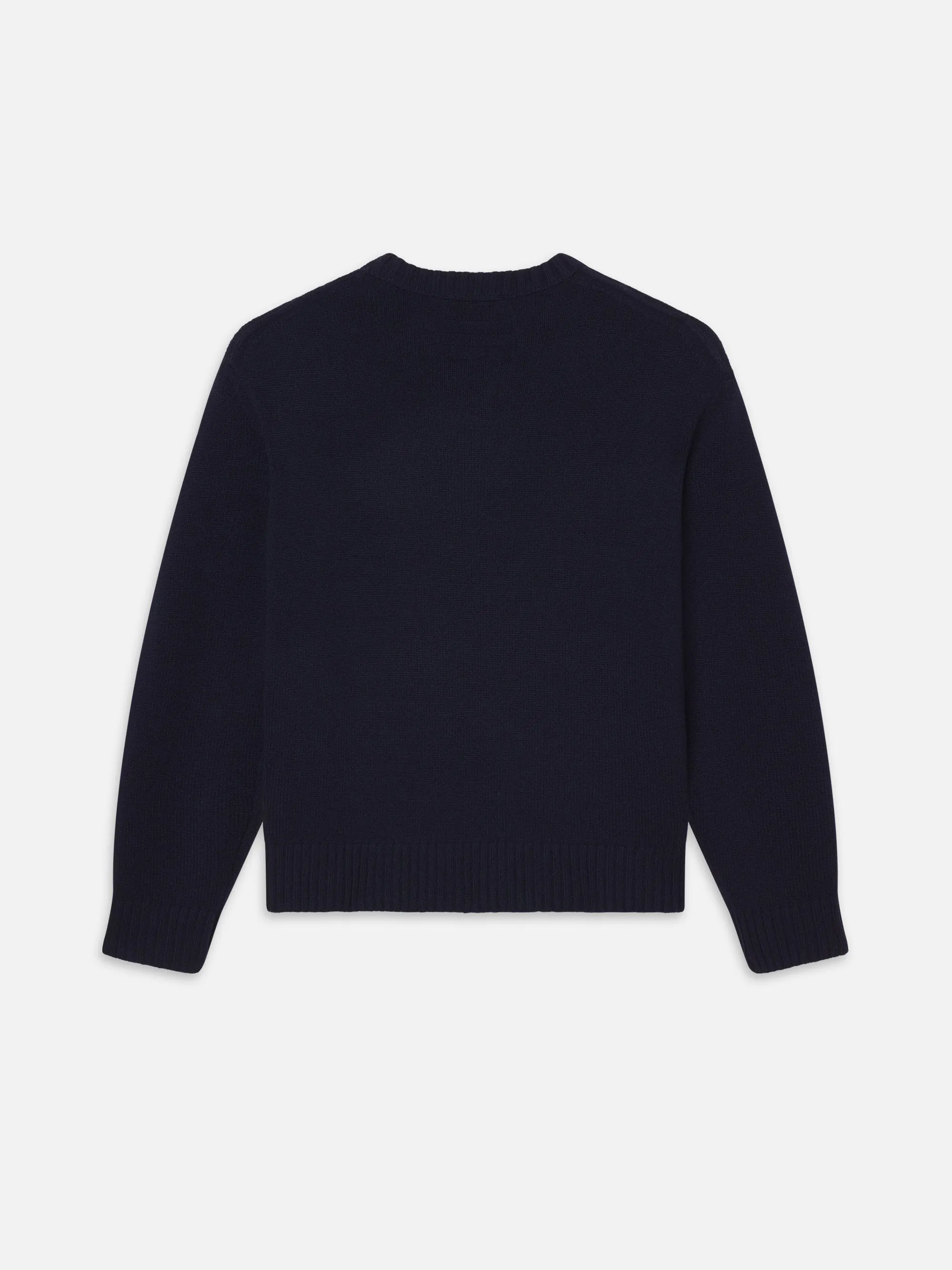 The Society Archive Cashmere Sweater -- Navy sold by Frame Denim product image thumbnail 3