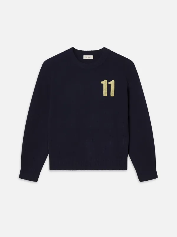 The Society Archive Cashmere Sweater -- Navy sold by Frame Denim