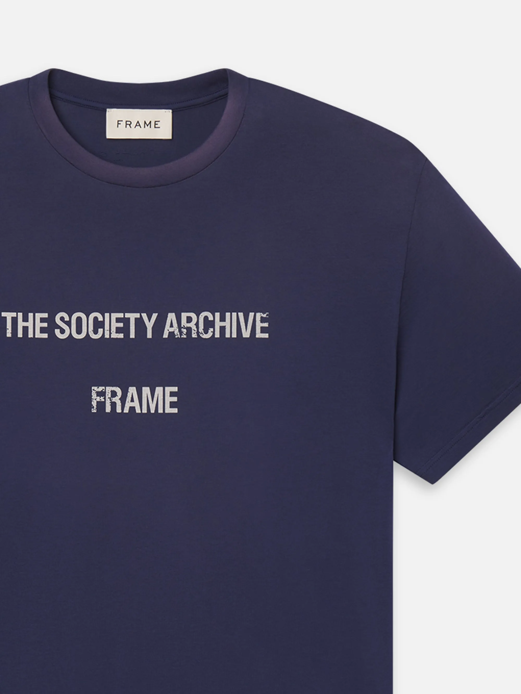 The Society Archive Vintage Print Shirt -- Dark Navy sold by Frame Denim product image thumbnail 2