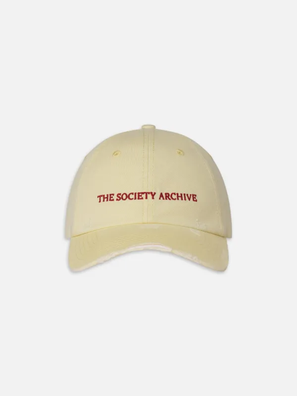 The Society Archive Vintage Cap -- Vintage Yellow made by Frame Denim