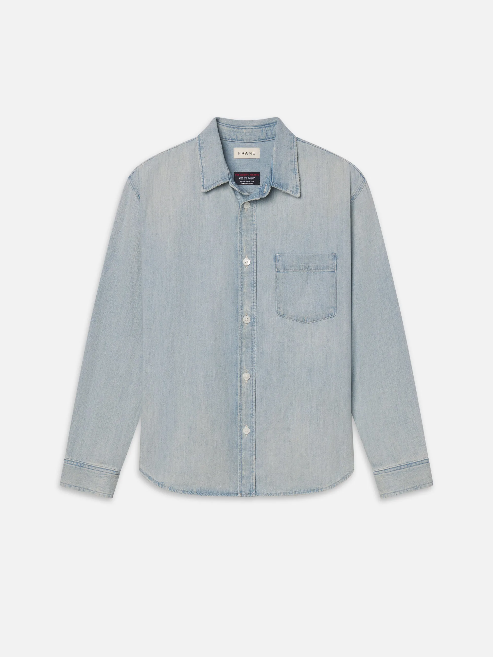 The Society Archive Vintage Denim Shirt -- Freefall sold by Frame Denim