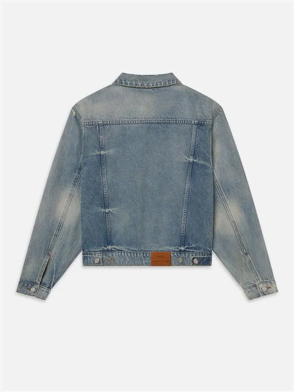 The Society Archive Vintage Denim Jacket -- Midfield Destructed sold by Frame Denim product image thumbnail 3