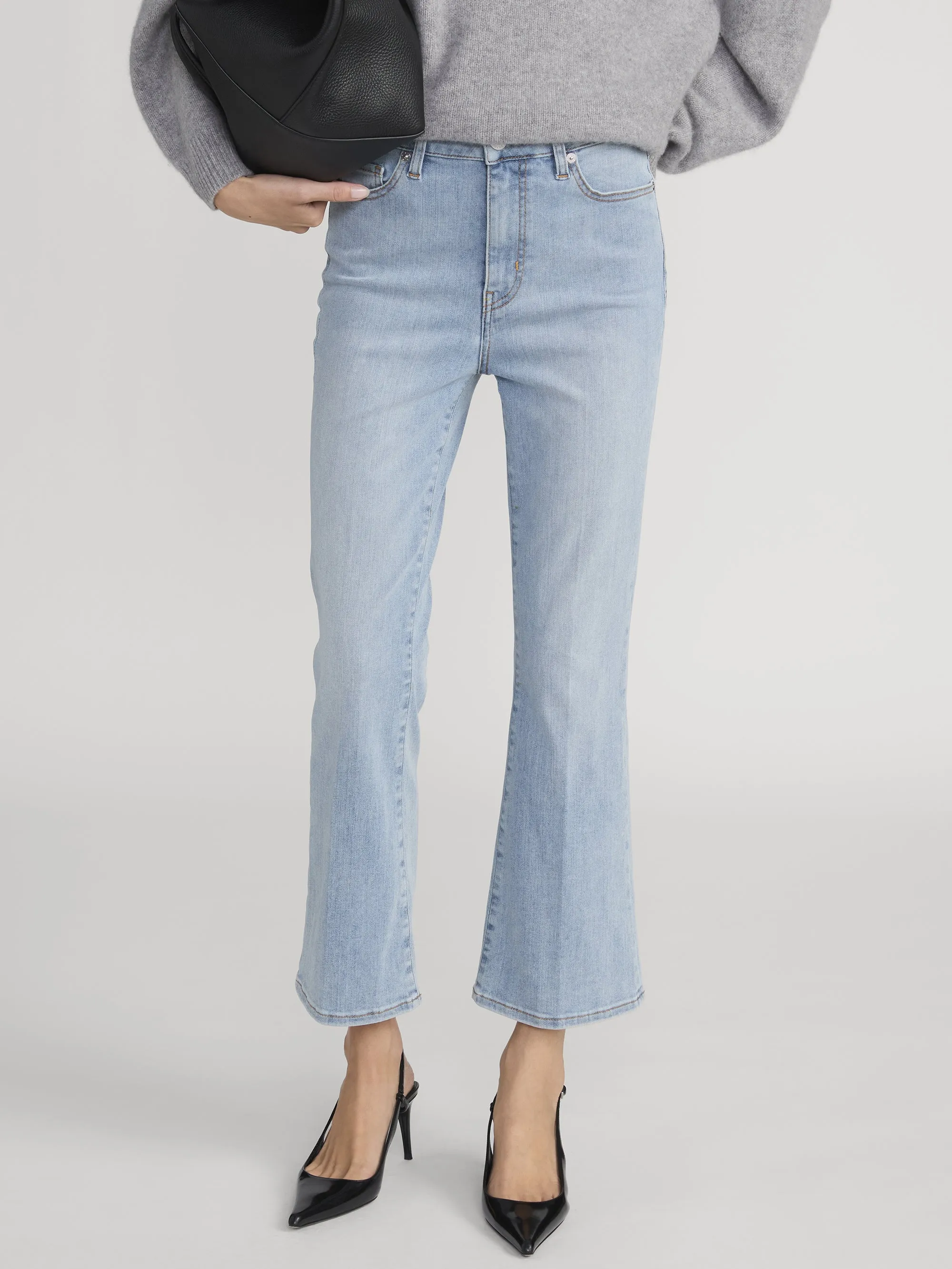 Le Crop Mini Boot -- Adagio sold by Frame Denim product image thumbnail 3