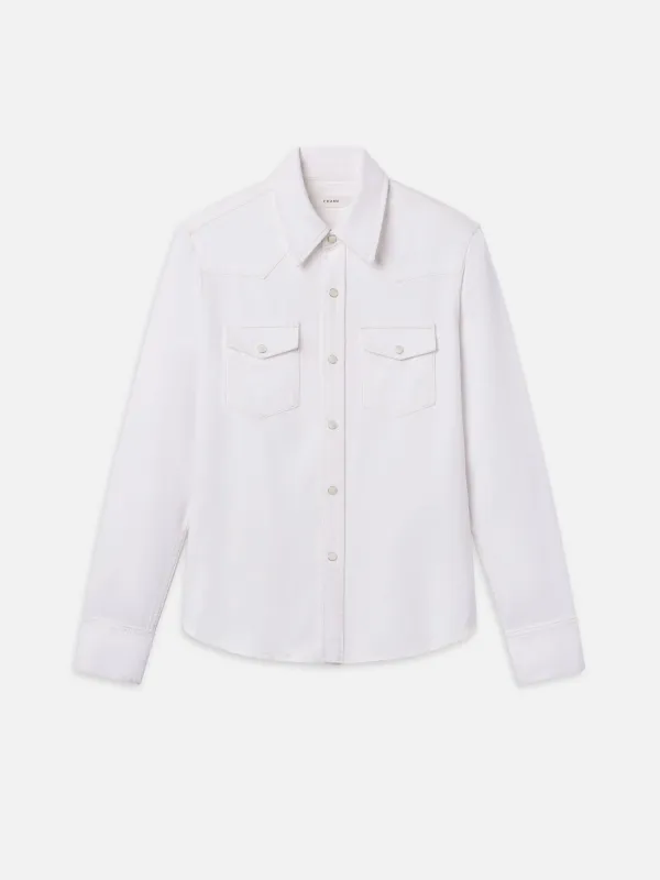 The Classic Shirt -- Au Natural Clean sold by Frame Denim