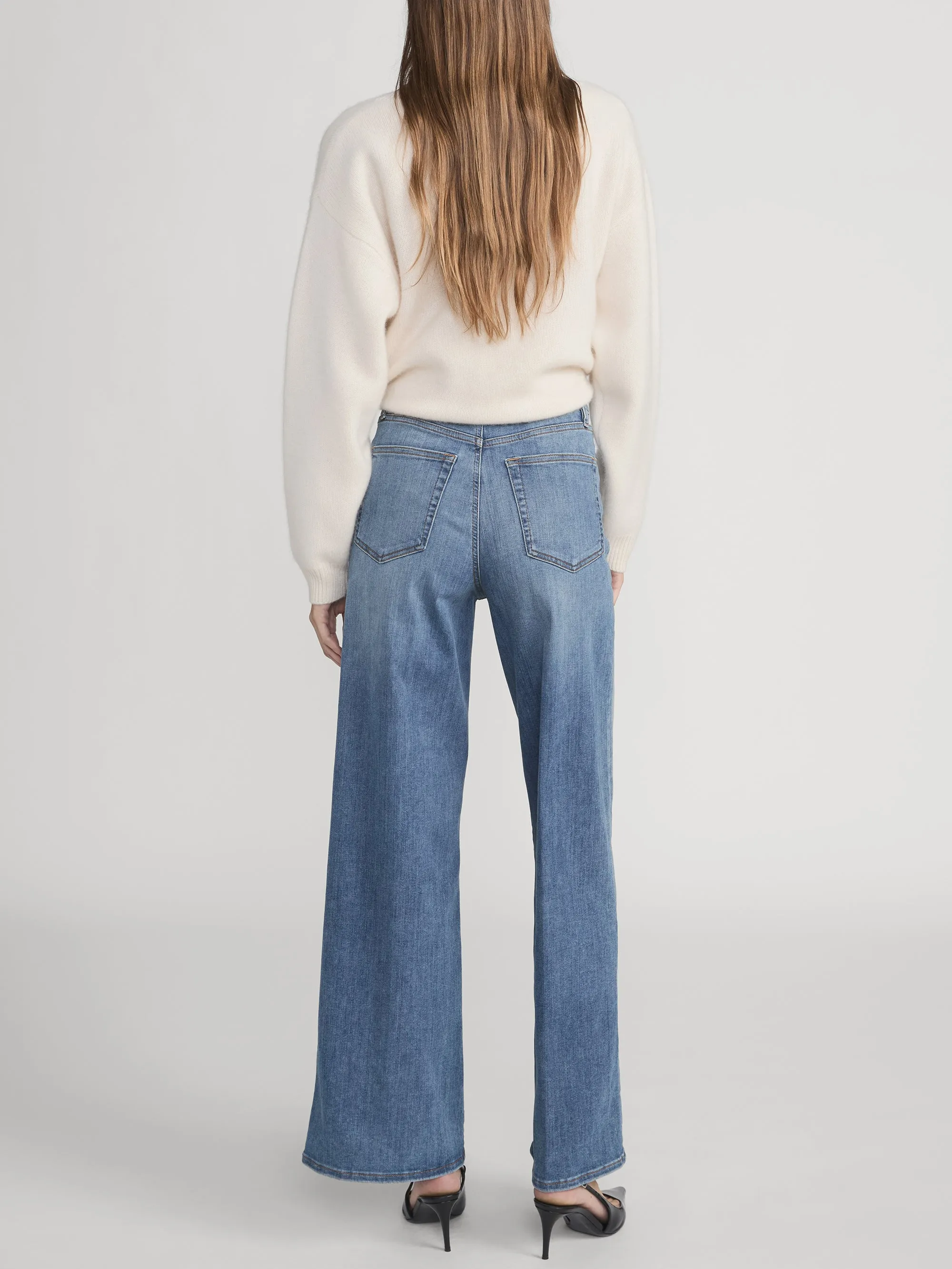 Le Slim Palazzo -- Disarm sold by Frame Denim product image thumbnail 4