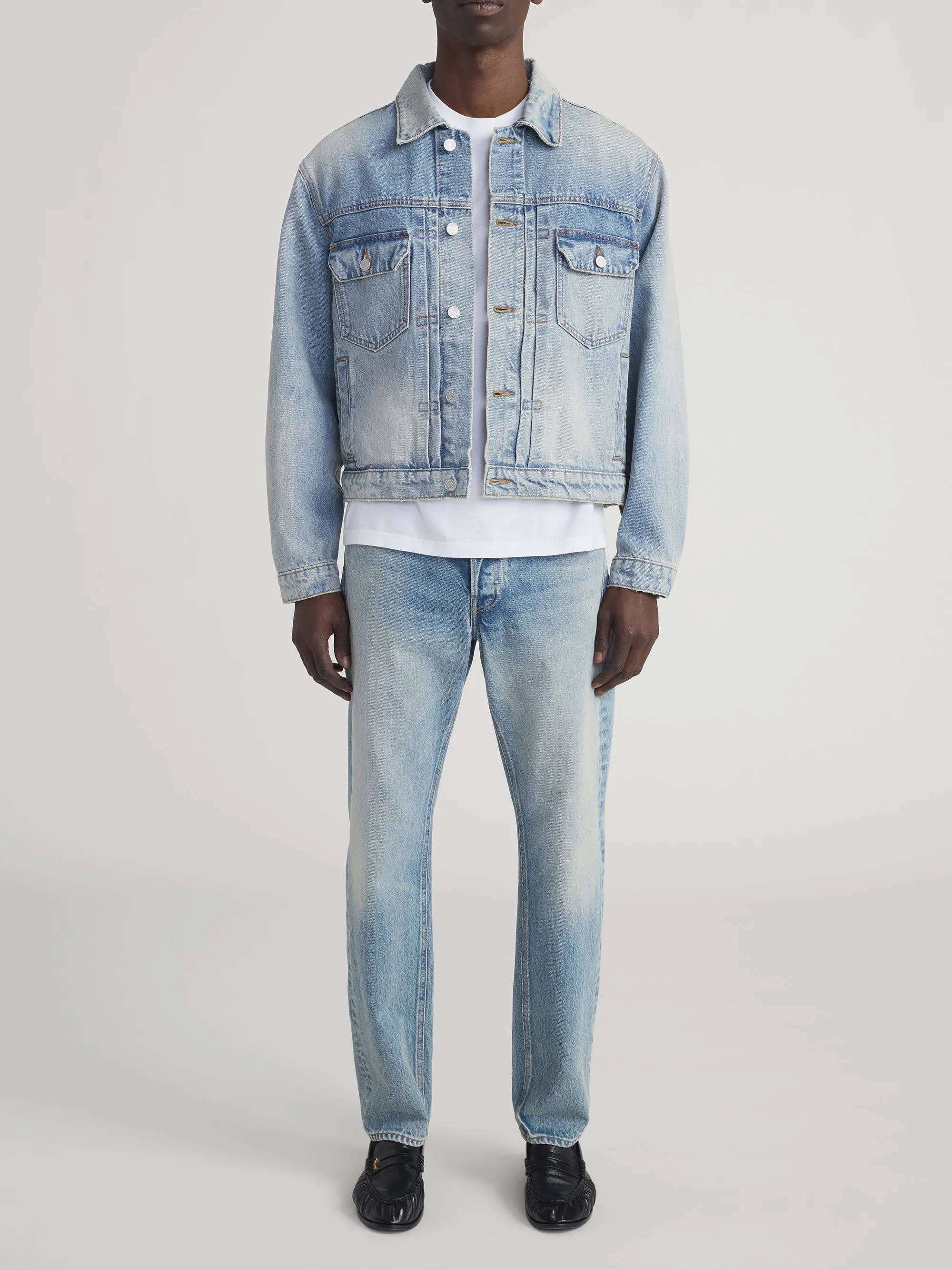 Vintage Wash Denim Jacket -- Shortstop sold by Frame Denim product image thumbnail 2