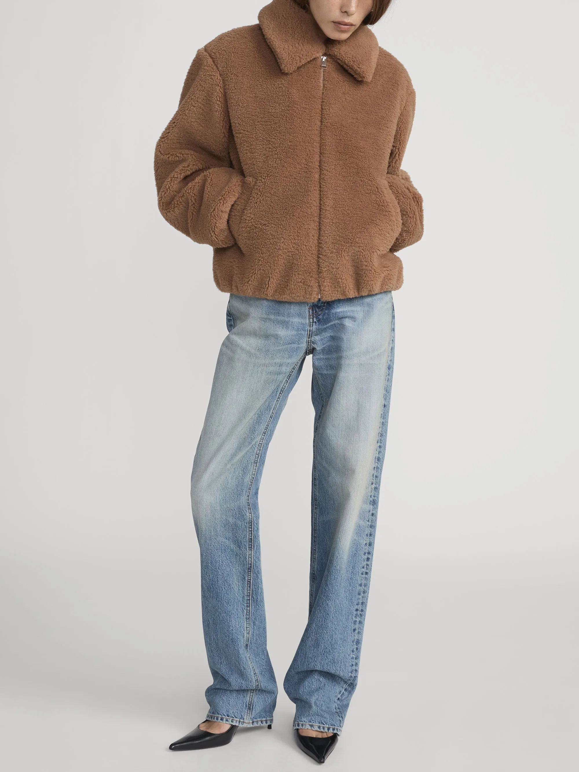 The Teddy Bomber -- Camel sold by Frame Denim product image thumbnail 2