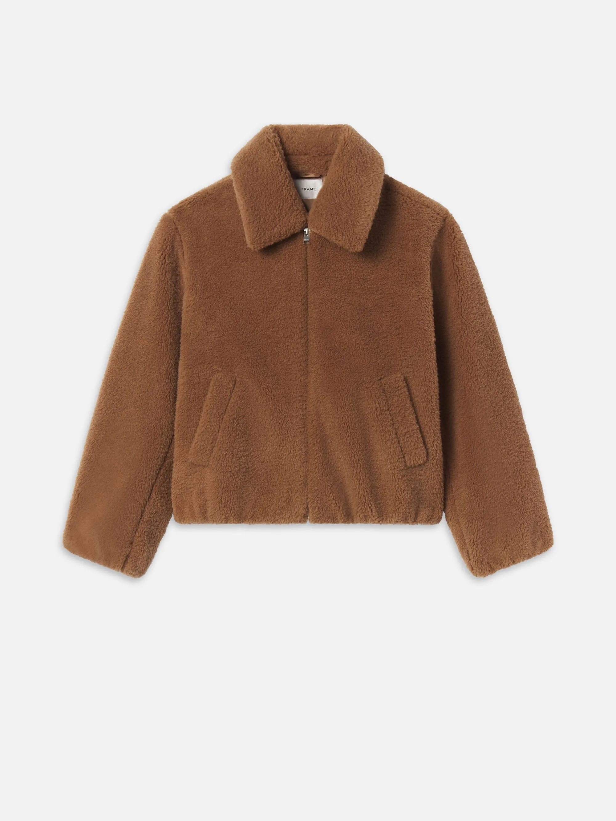 The Teddy Bomber -- Camel sold by Frame Denim