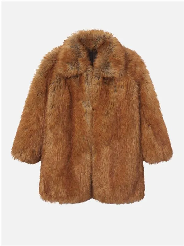 The Amelia Coat -- Dark Amber made by Frame Denim