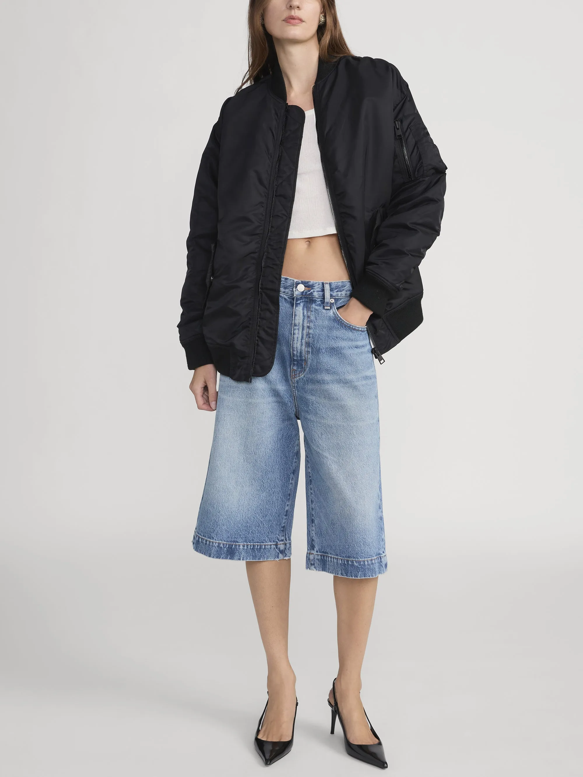 The Smoke Bomber -- Black sold by Frame Denim product image thumbnail 2