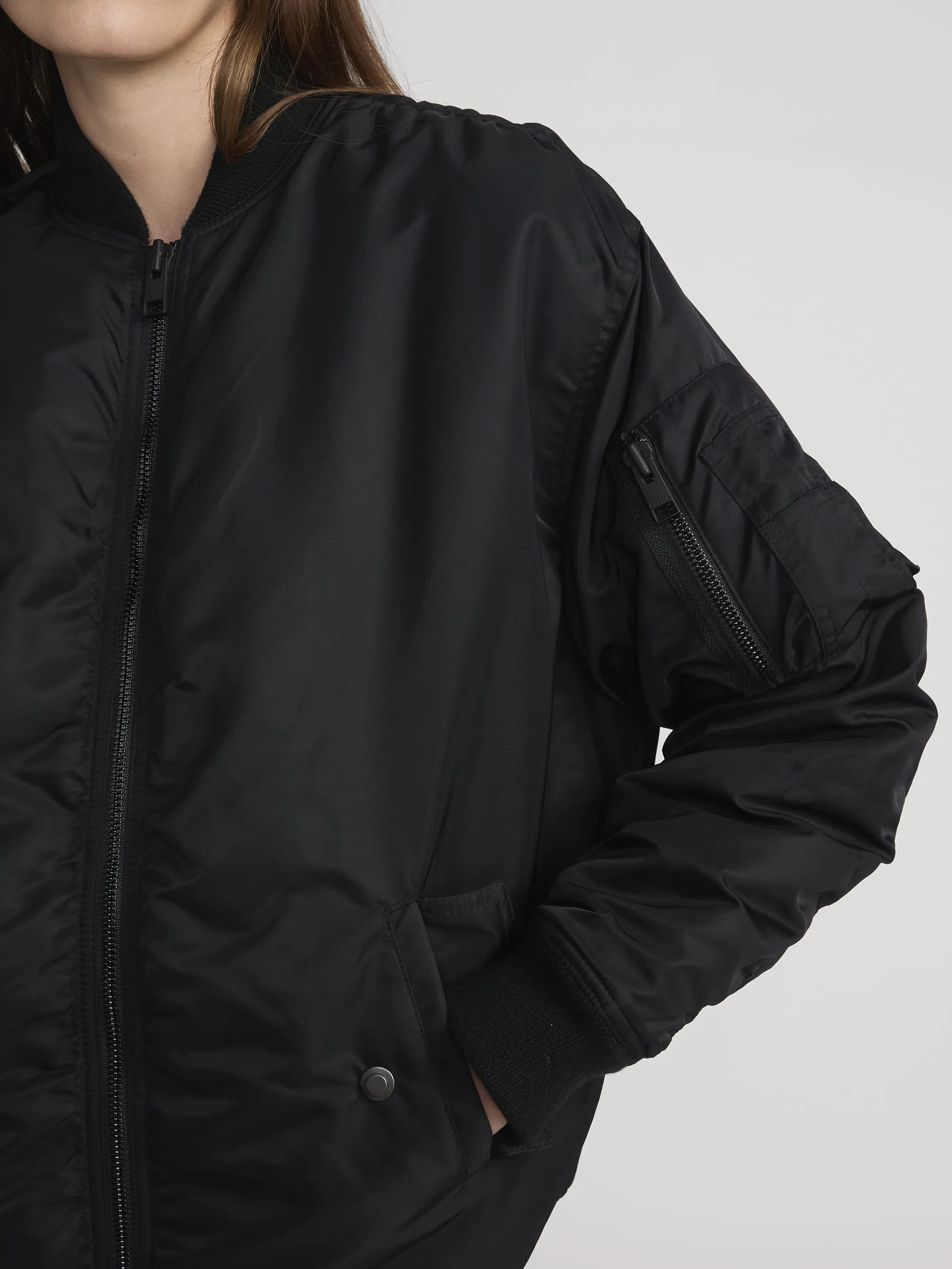 The Smoke Bomber -- Black sold by Frame Denim product image thumbnail 4