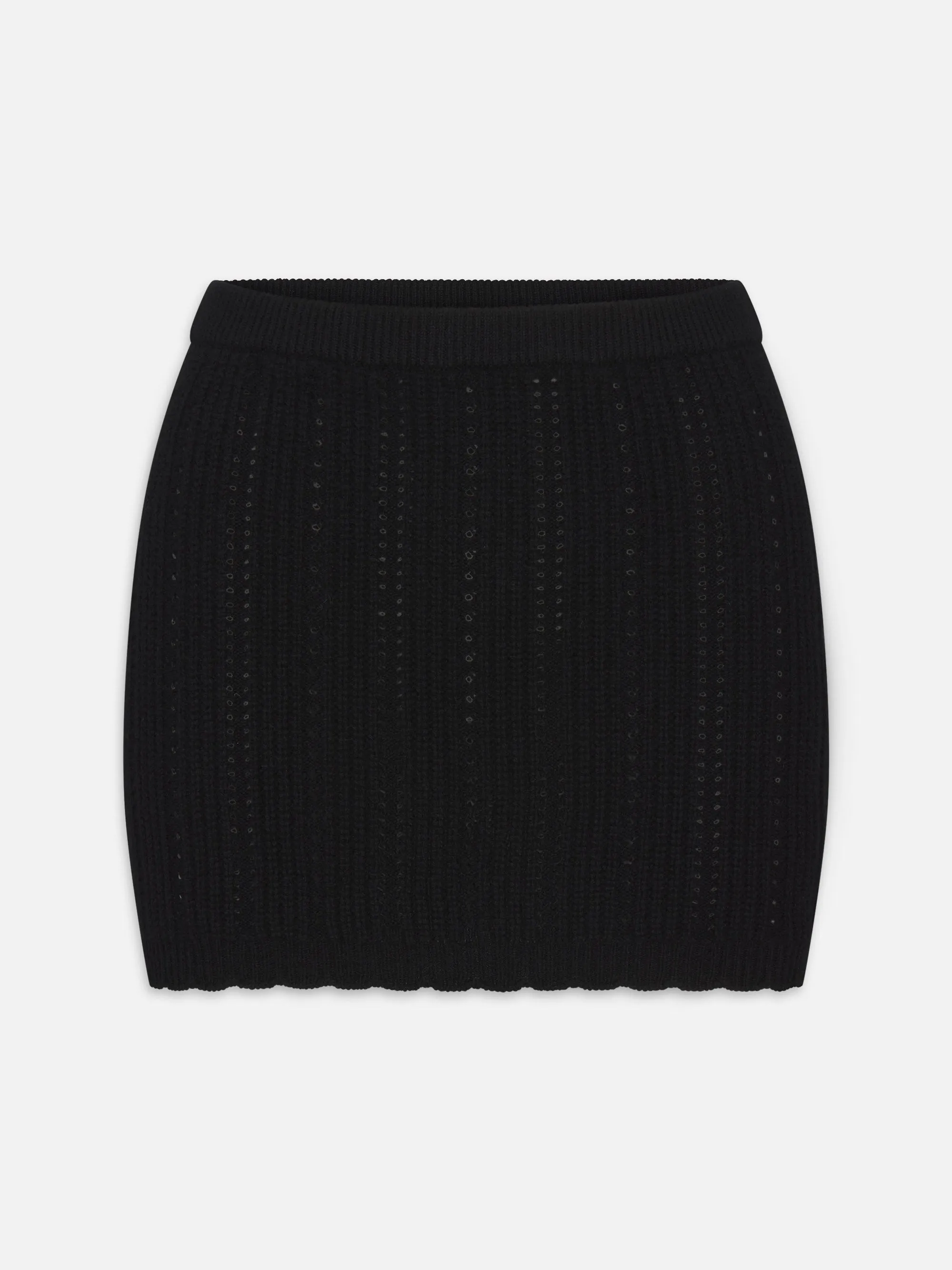 The Getaway Skirt -- Black sold by Frame Denim