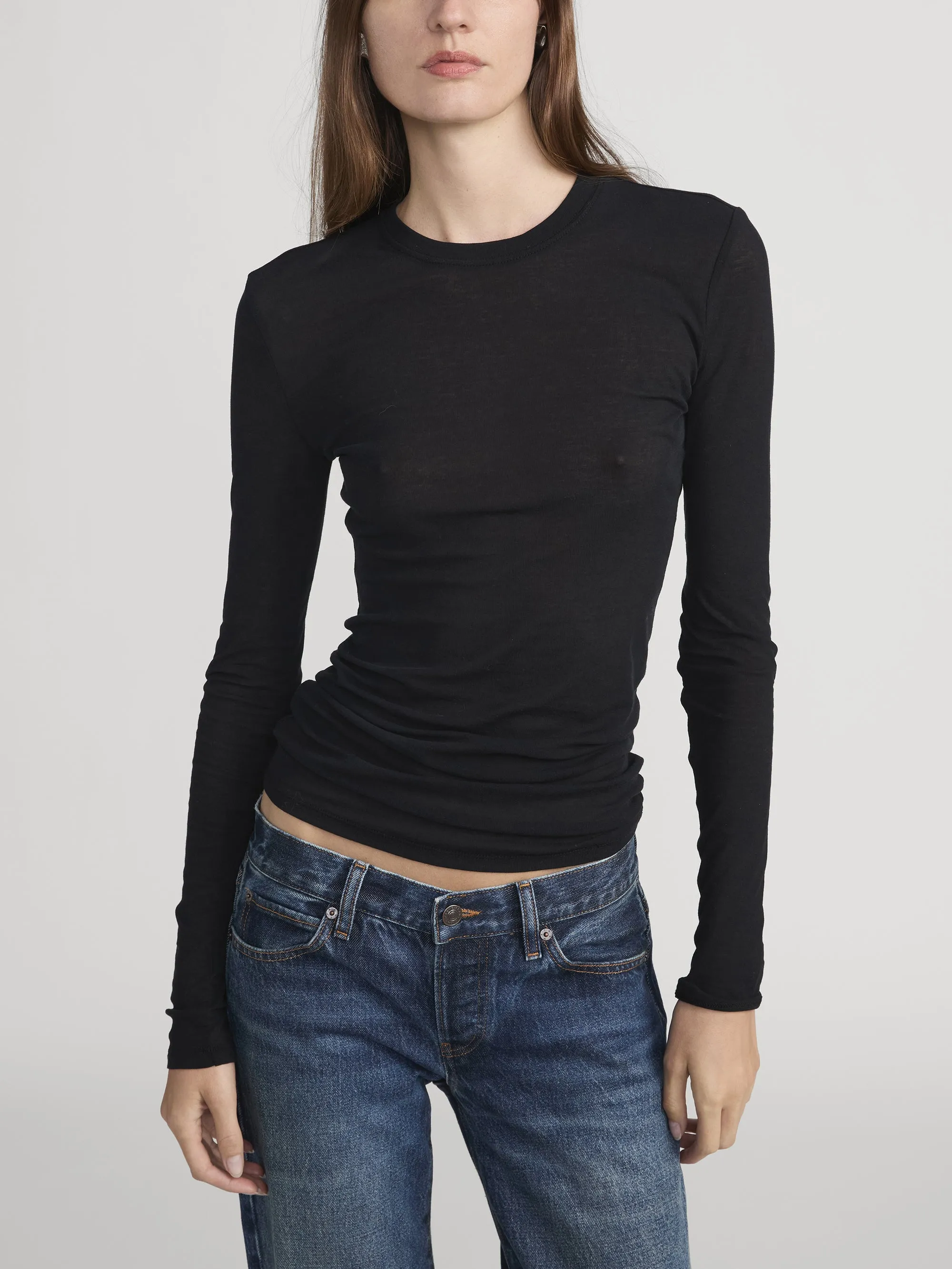 The Ghost Tunic -- Black sold by Frame Denim product image thumbnail 3
